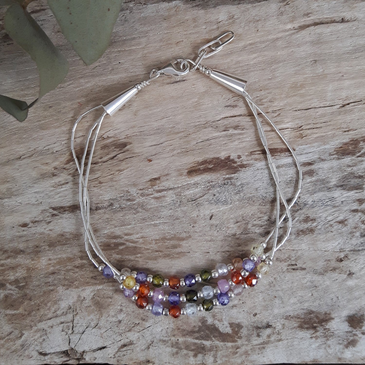 Adeline Andalusite CZ Bracelet