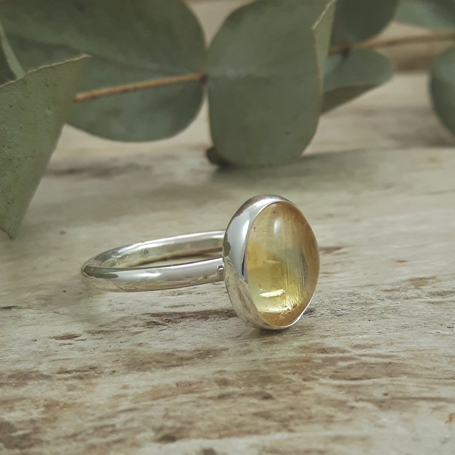 Alba Citrine Ring