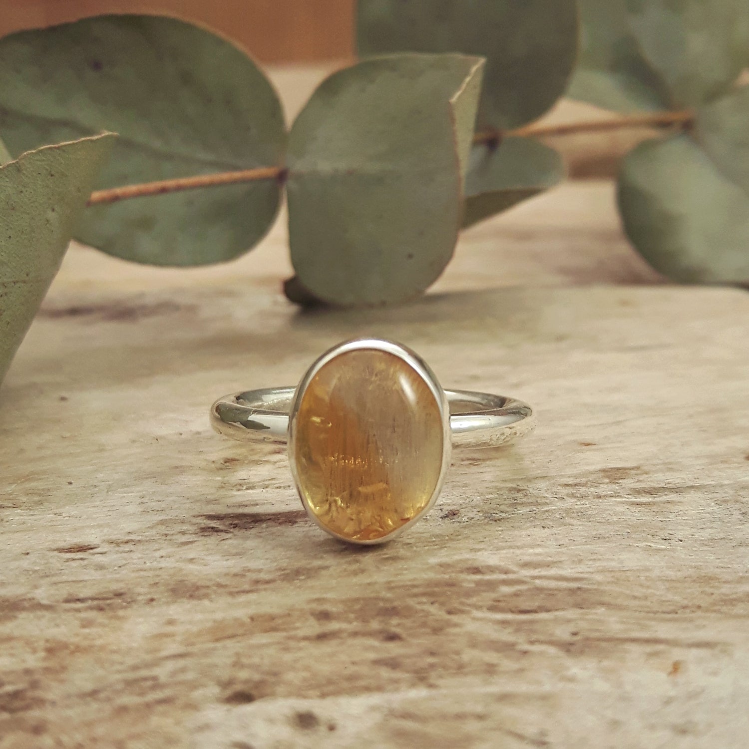 Alba Citrine Ring