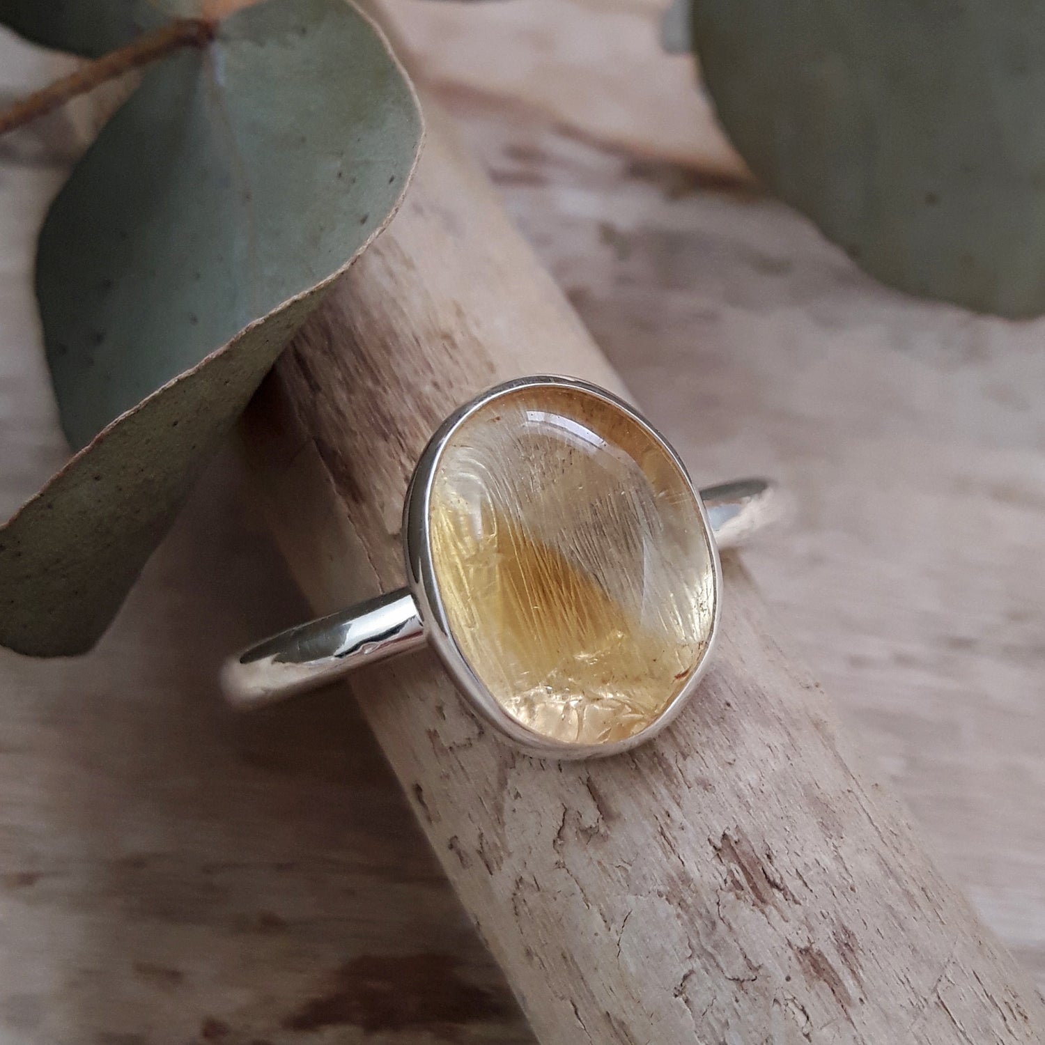 Alba Citrine Ring
