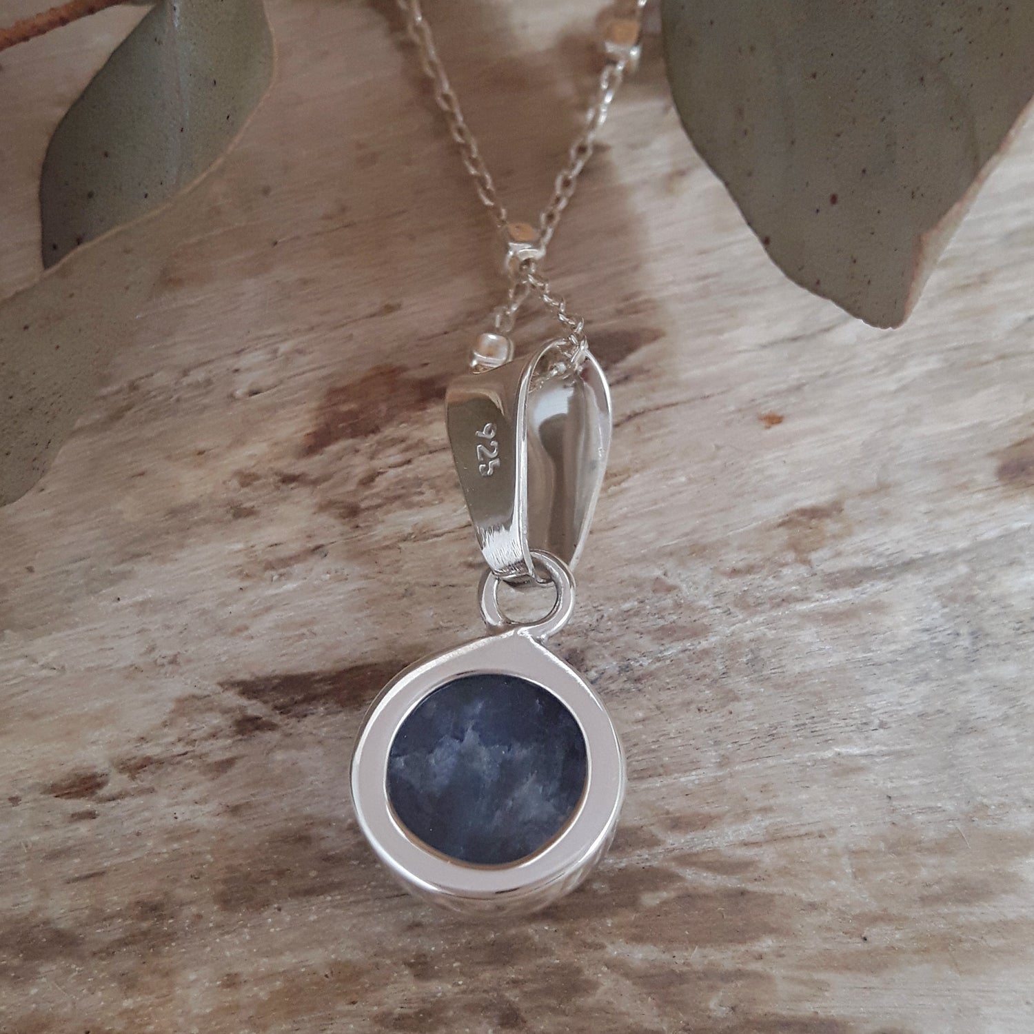 Alba Kyanite Circle Pendant