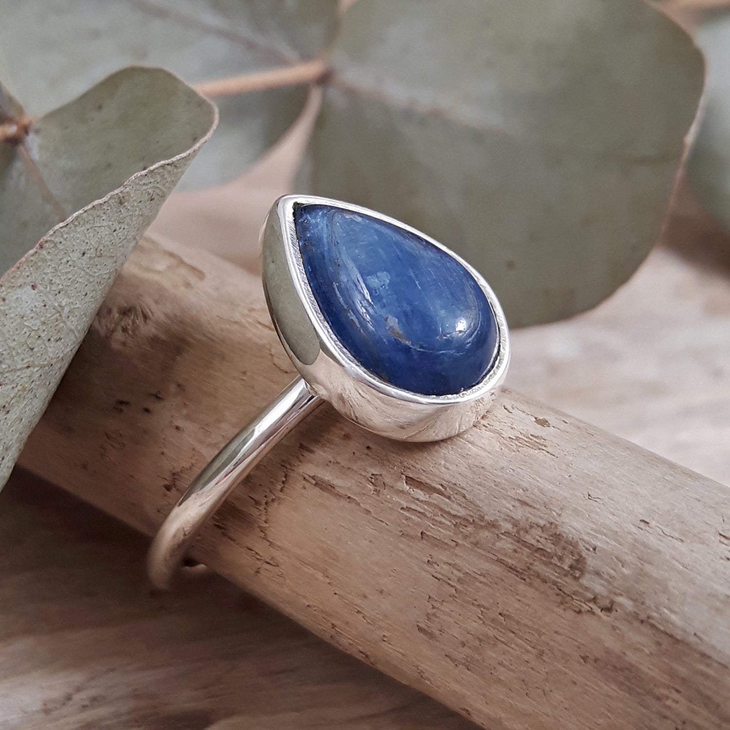 Alba Kyanite Teardrop Ring