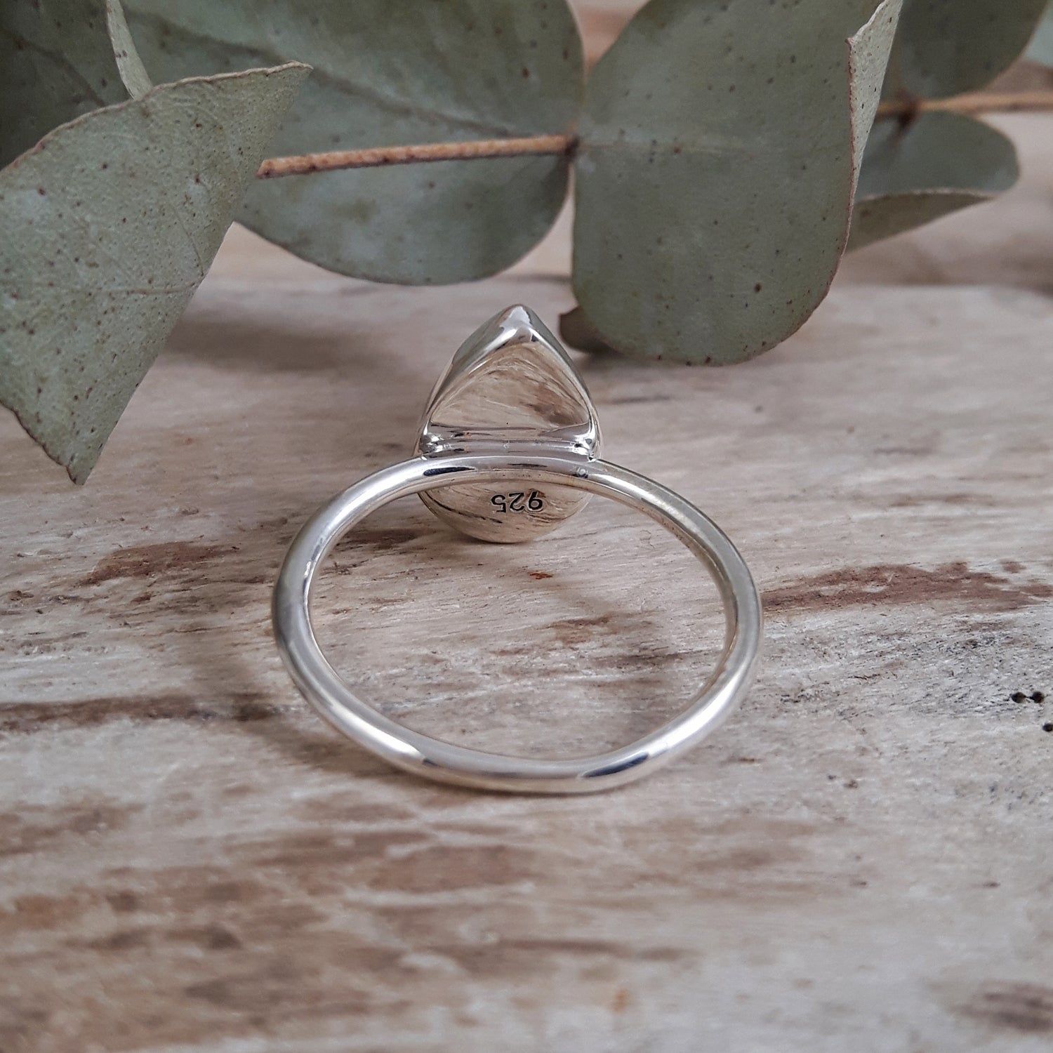Alba Kyanite Teardrop Ring