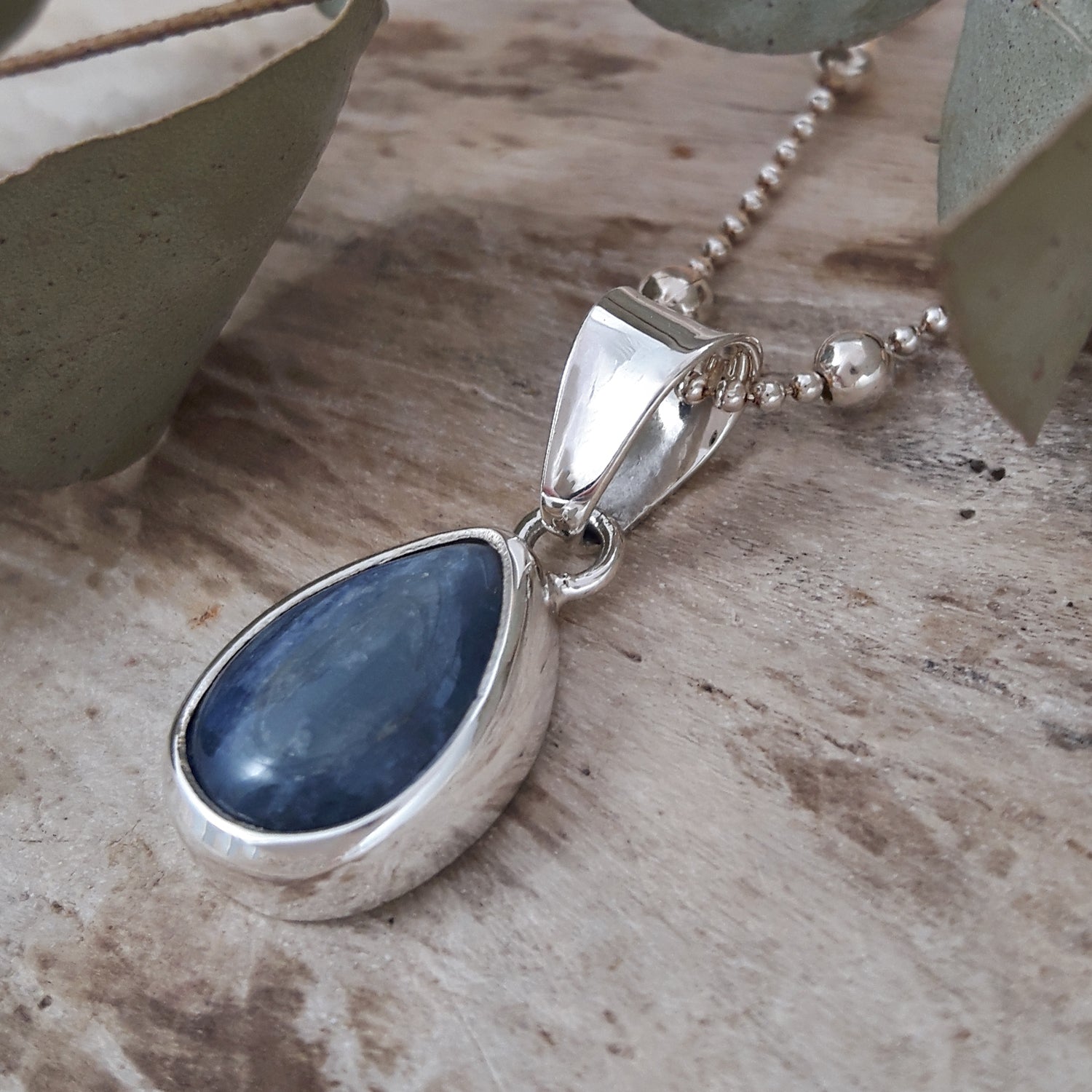 Alba Kyanite Teardrop Pendant
