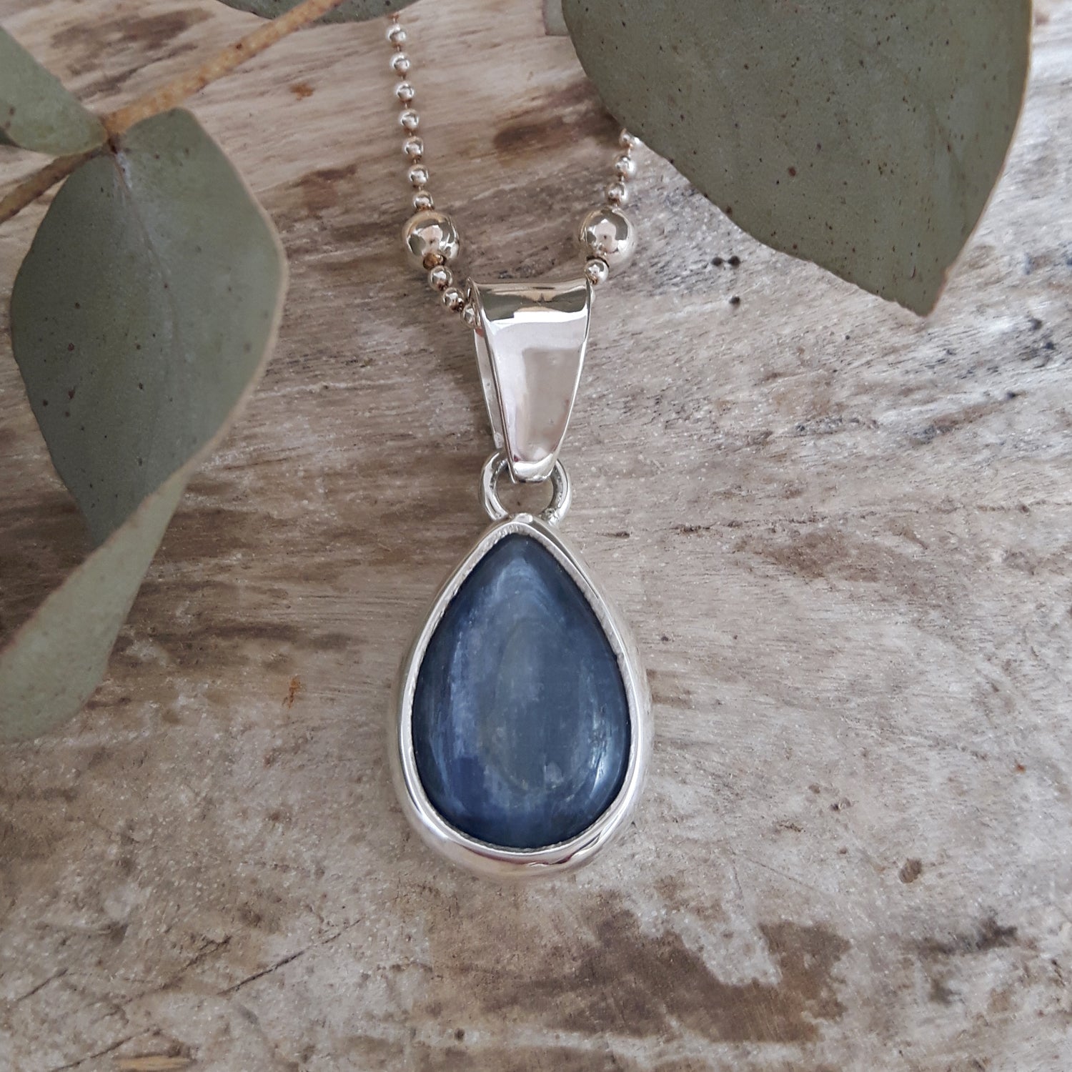 Alba Kyanite Teardrop Pendant
