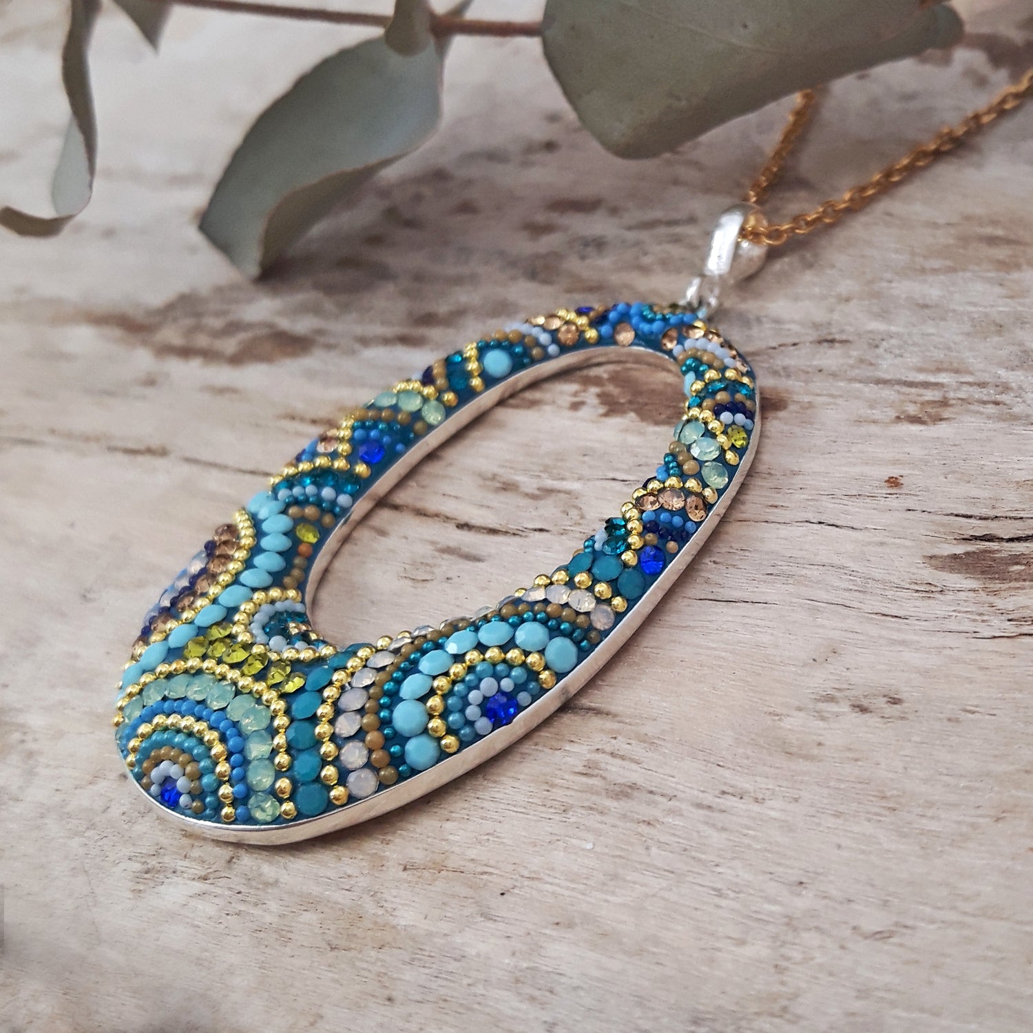 Allegra Amalfi Dream Oval Pendant