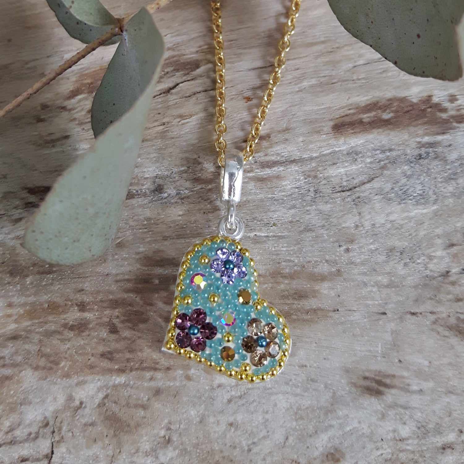 Allegra Antique Small Heart Pendant