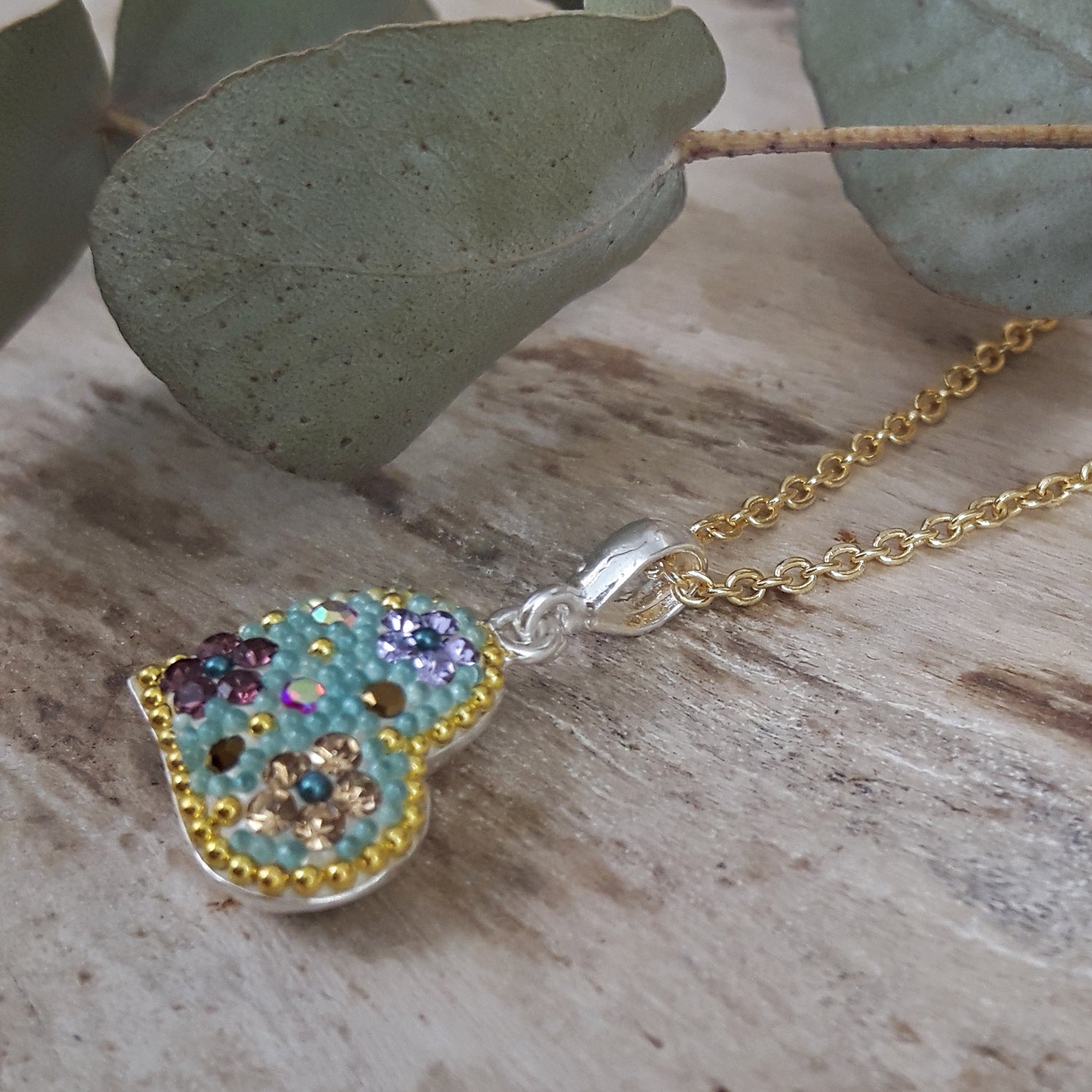 Allegra Antique Small Heart Pendant