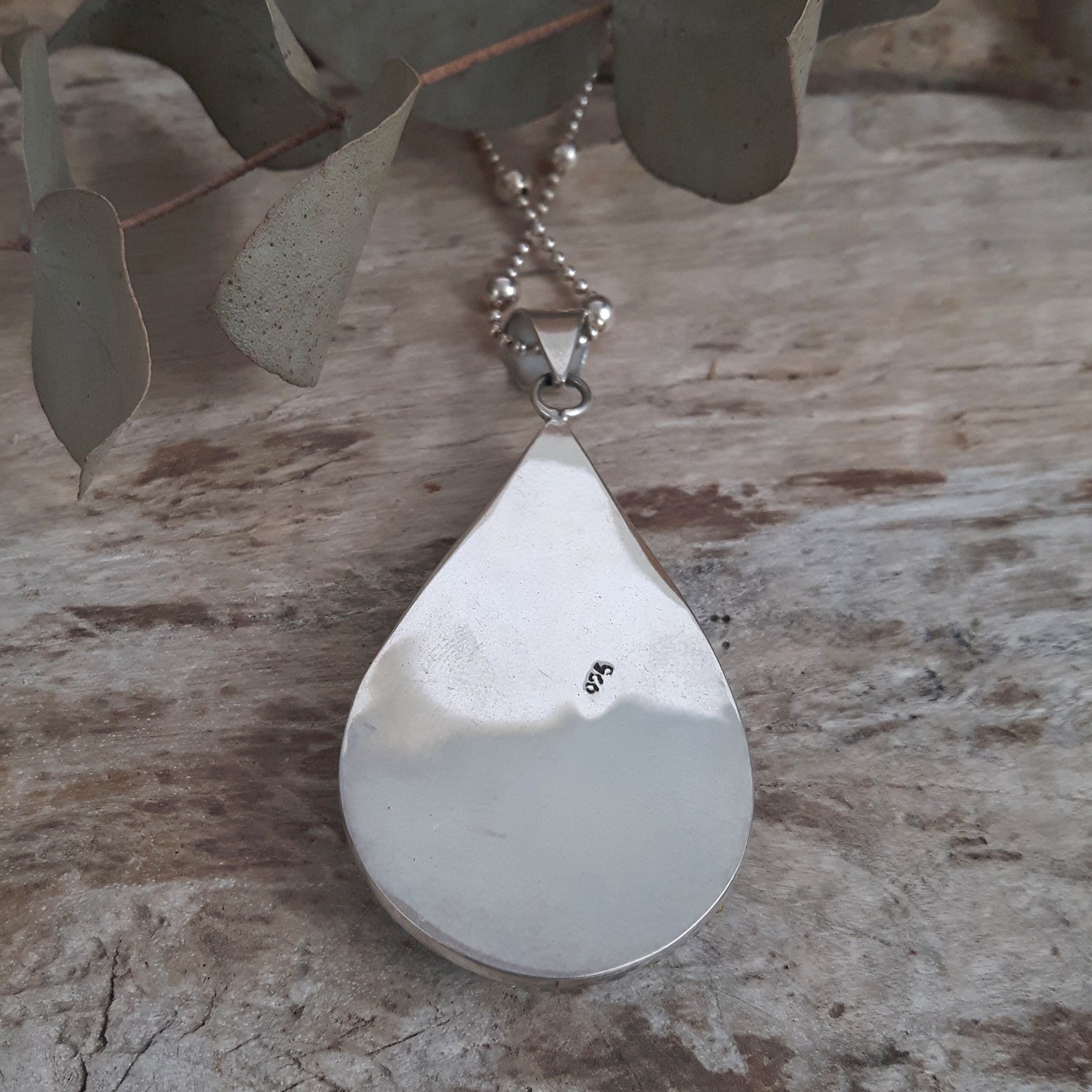 SAMPLE PERFECTLY IMPERFECT Allegra Azure Teardrop Pendant