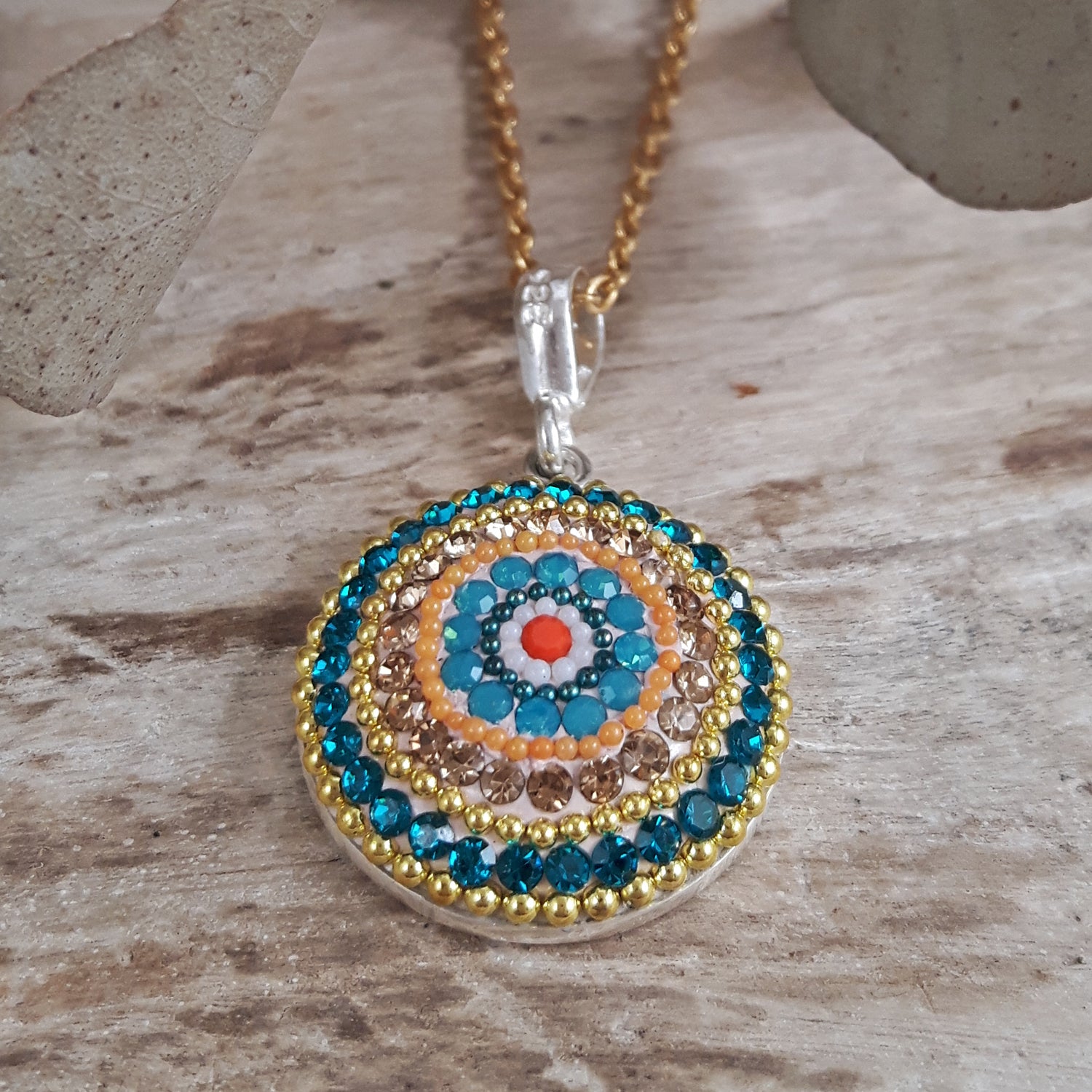 SAMPLE Allegra Bloom Coin Pendant
