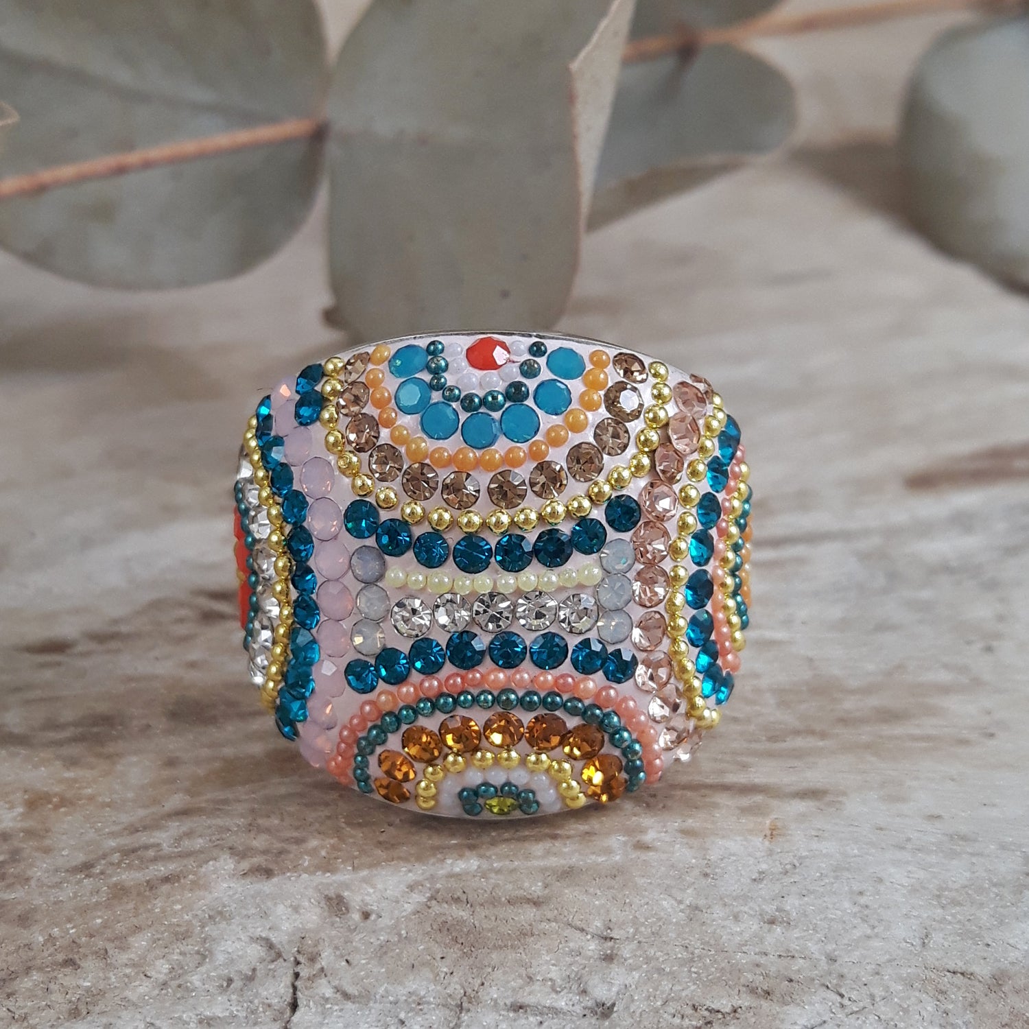 SAMPLE Allegra Carnival Dome Ring B Size O