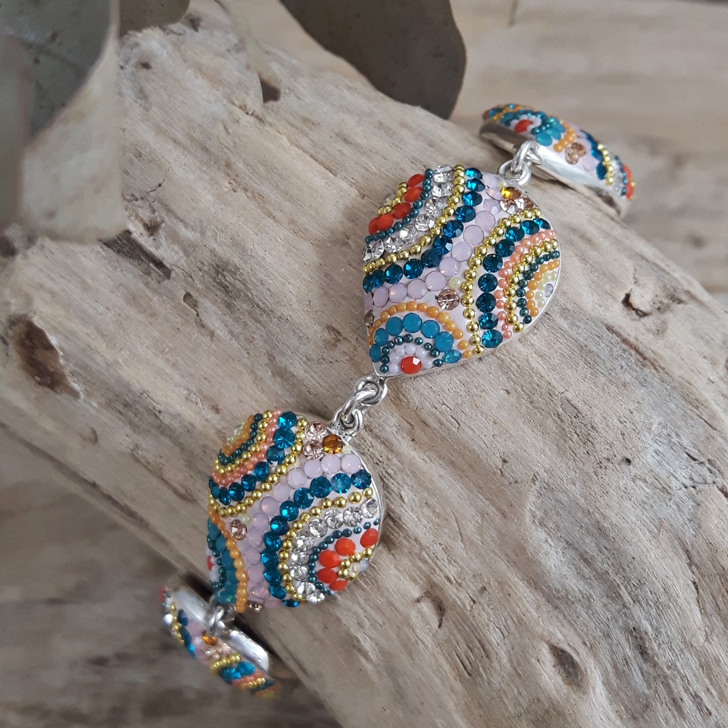 SAMPLE Allegra Carnival Teardrop Bracelet