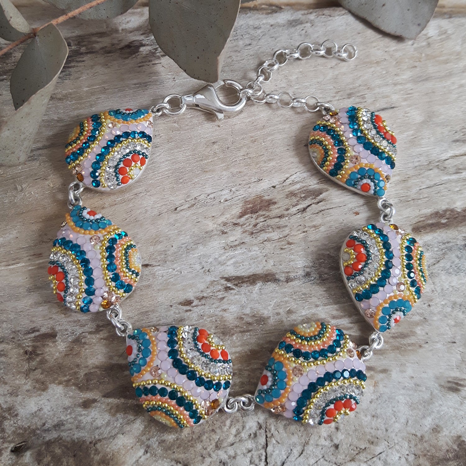 SAMPLE Allegra Carnival Teardrop Bracelet