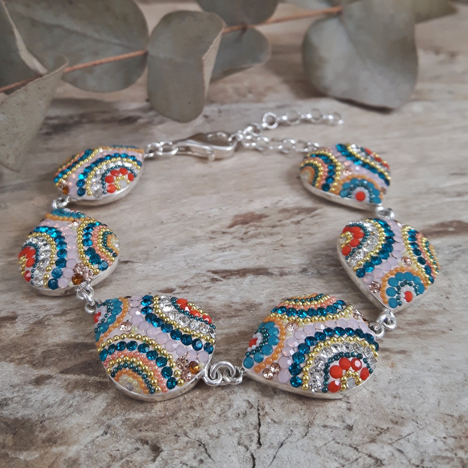 SAMPLE Allegra Carnival Teardrop Bracelet