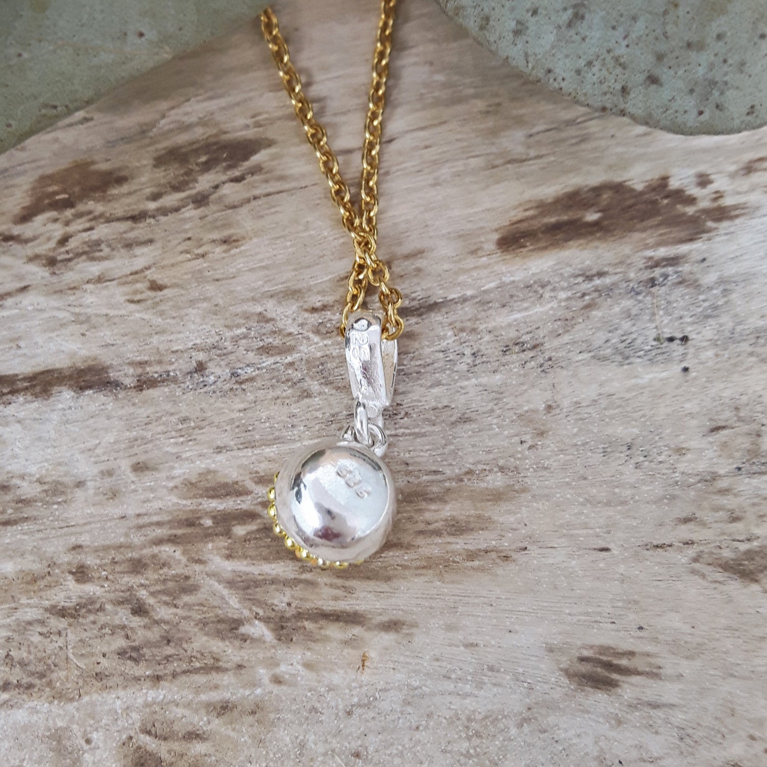 Allegra Bloom Turquoise Round Mini Pendant
