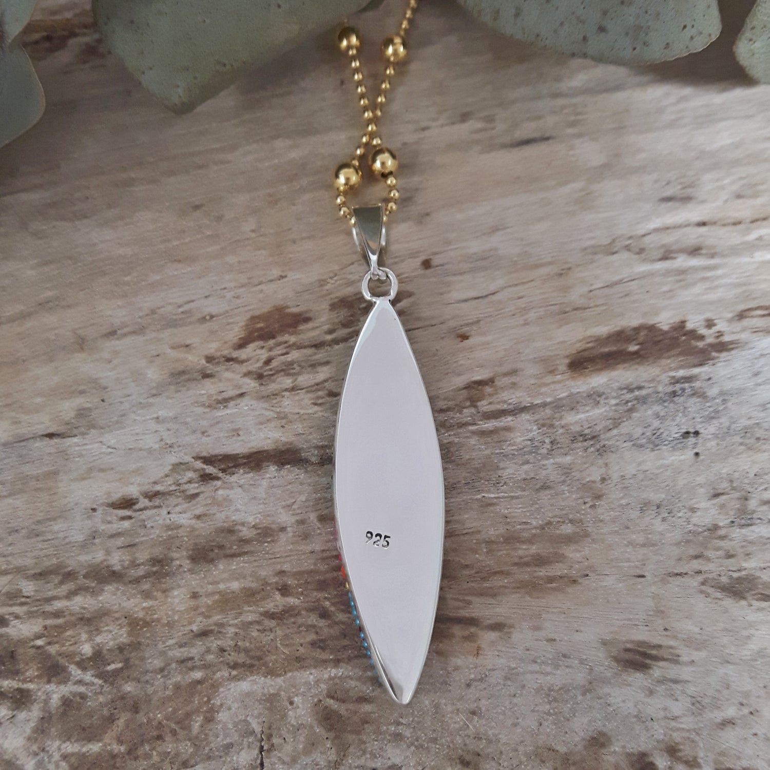 Allegra Folia Bloom Turquoise Pendant
