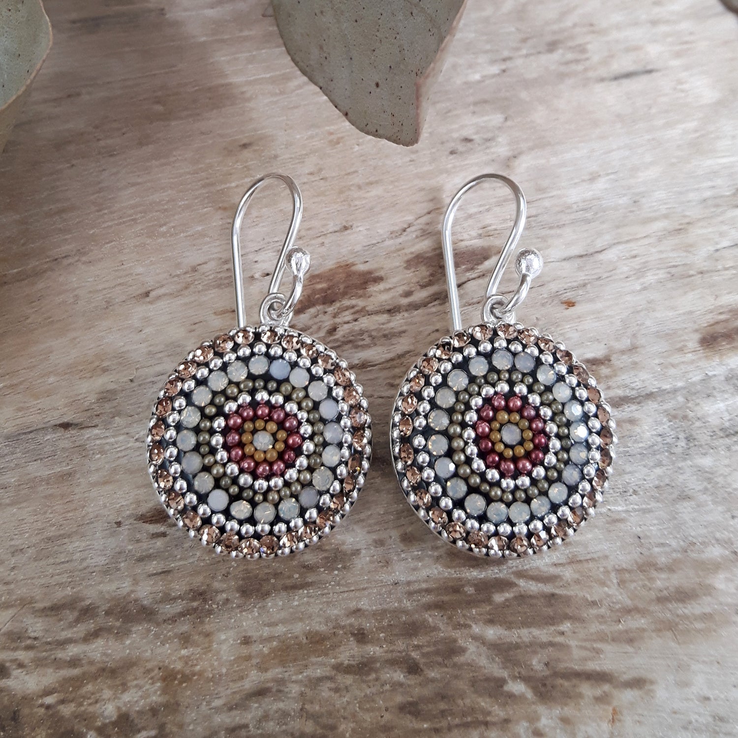 Allegra Highland Glow Coin Drop Earrings