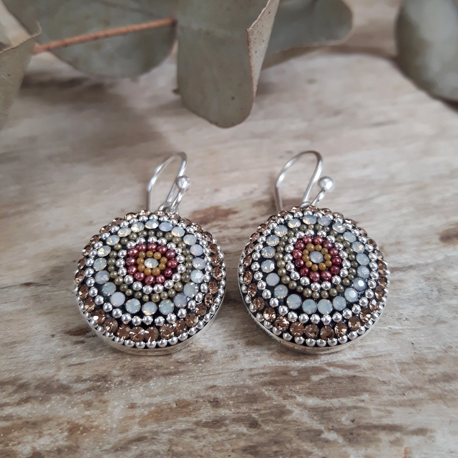 Allegra Highland Glow Coin Drop Earrings