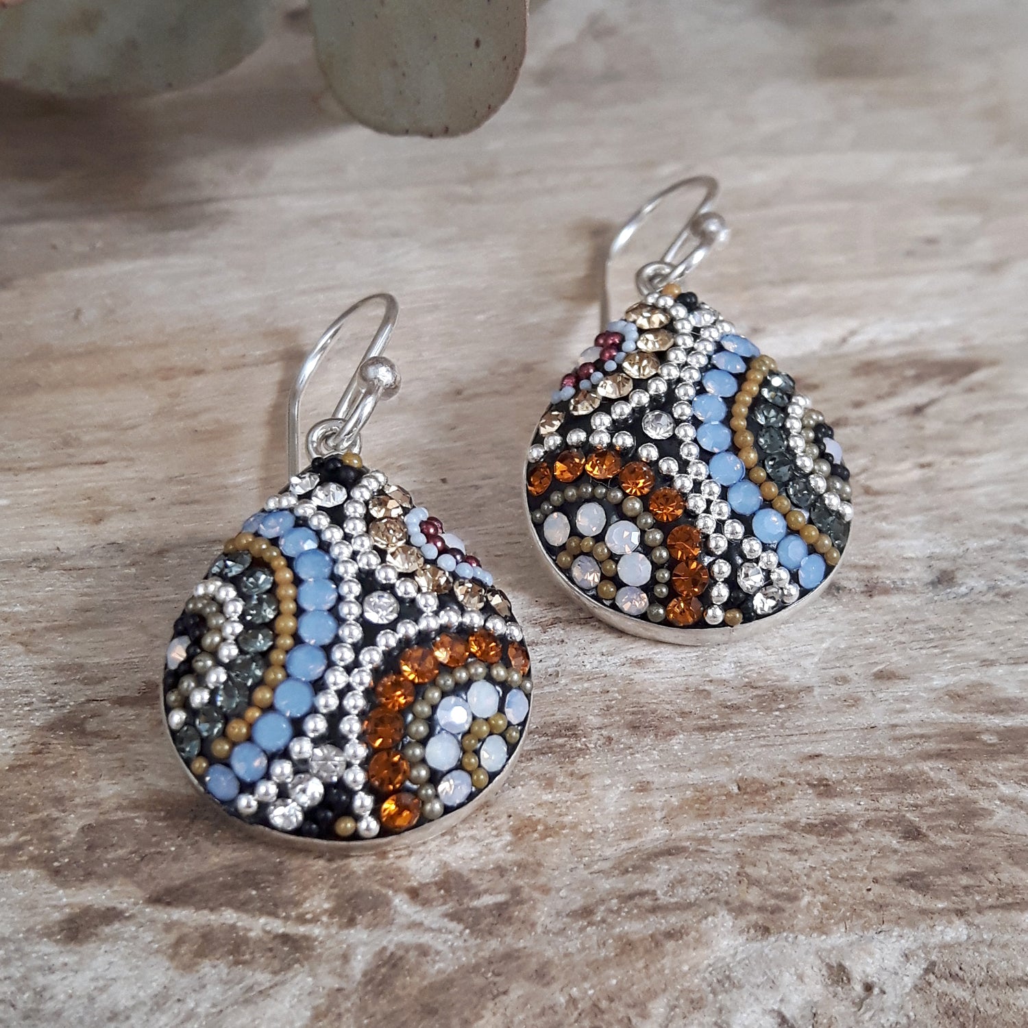 Allegra Highland Glow Teardrop Drop Earrings