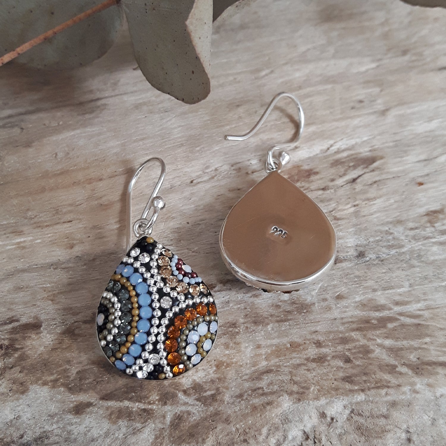 Allegra Highland Glow Teardrop Drop Earrings