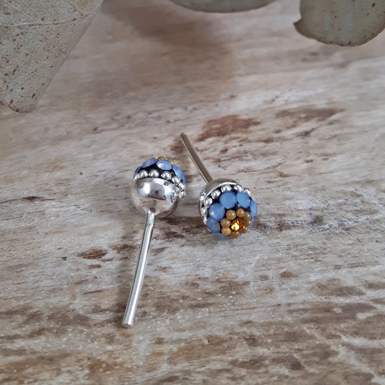 Allegra Highland Glow Tiny Stud Earrings