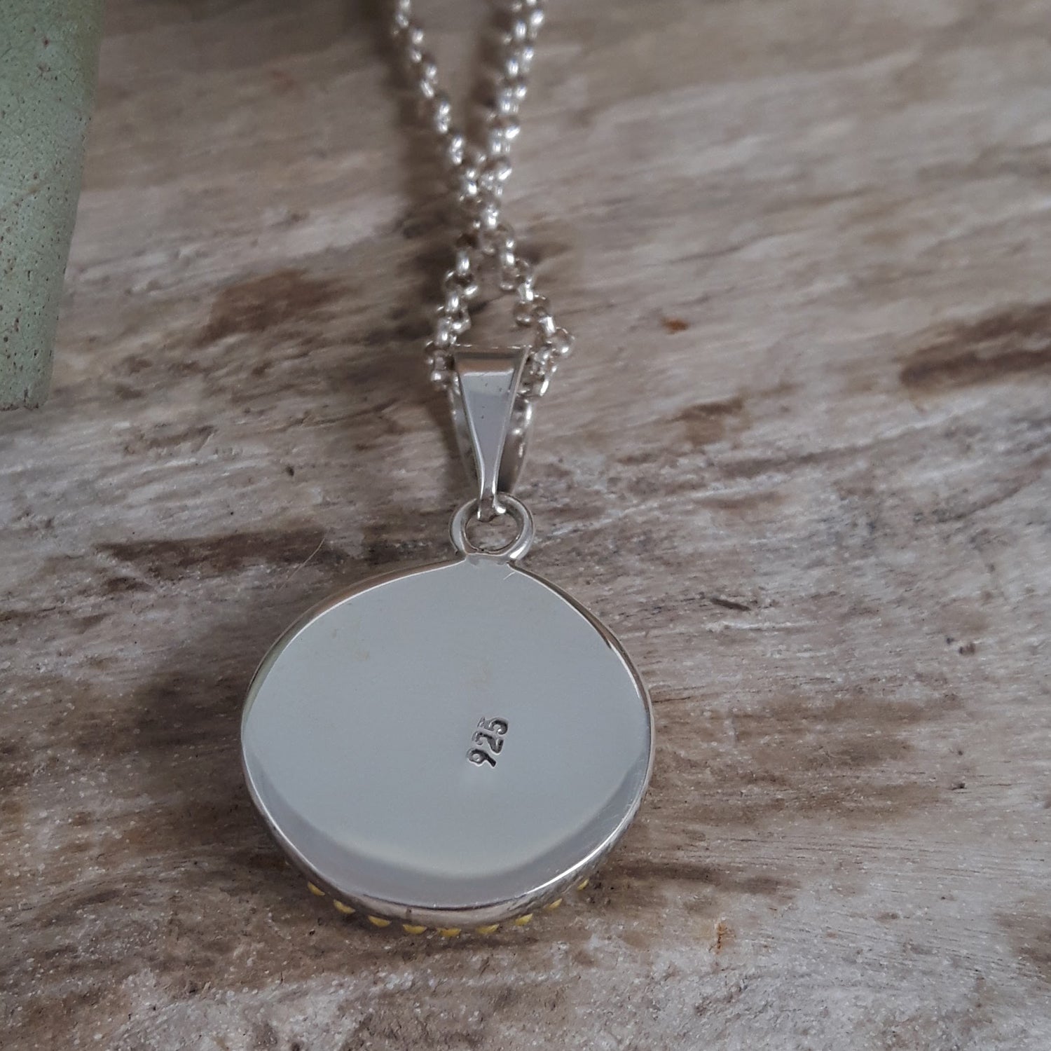 Allegra Indigo Radiance Coin Pendant