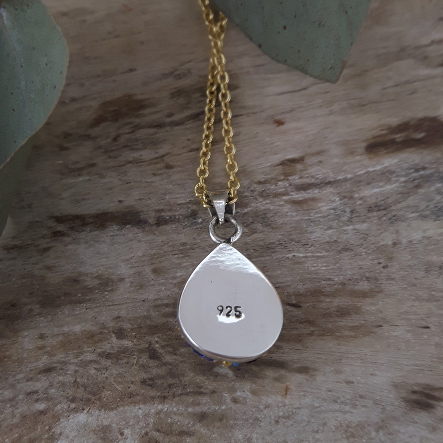 Allegra Indigo Radiance Teardrop Mini Pendant