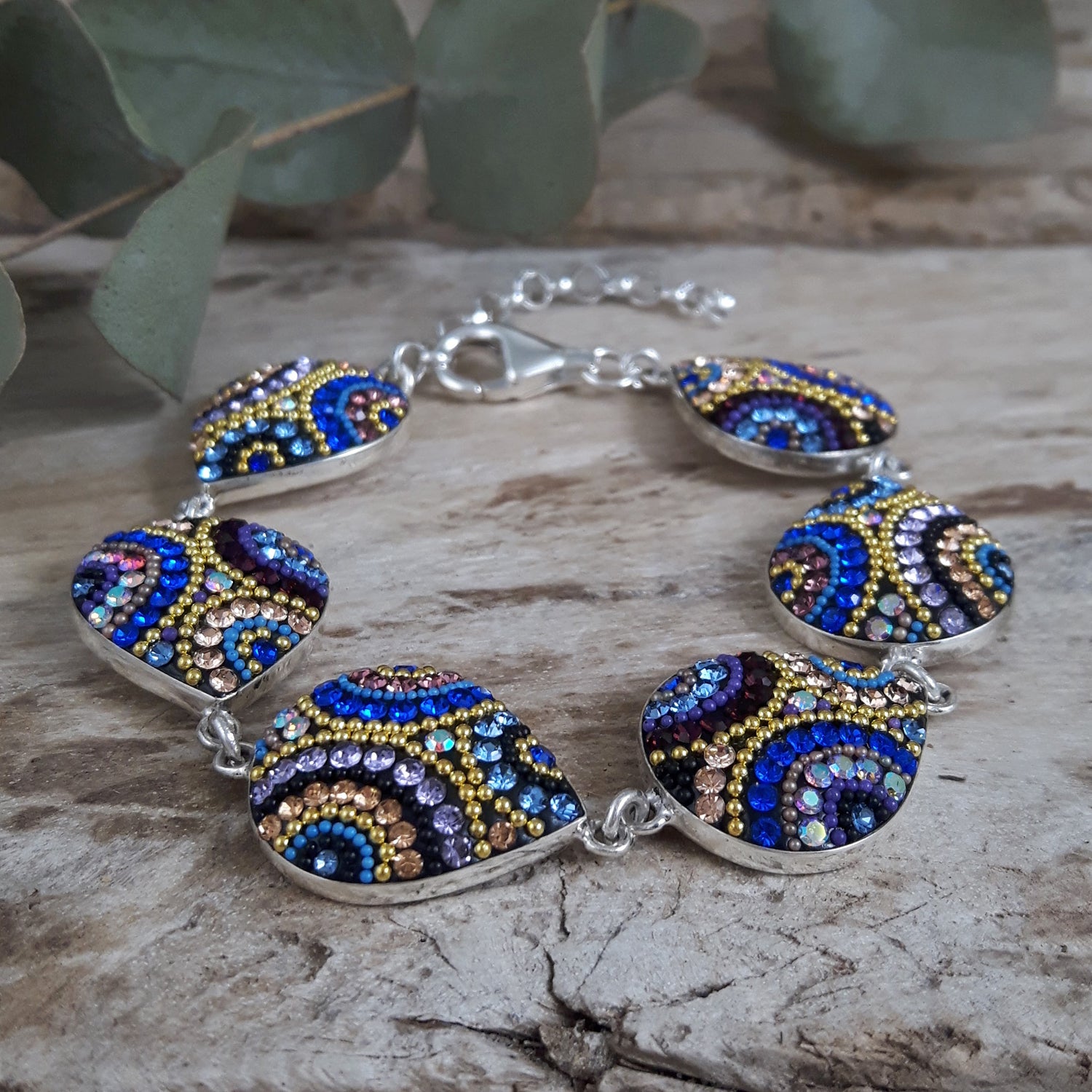 Allegra Indigo Radiance Teardrop Bracelet
