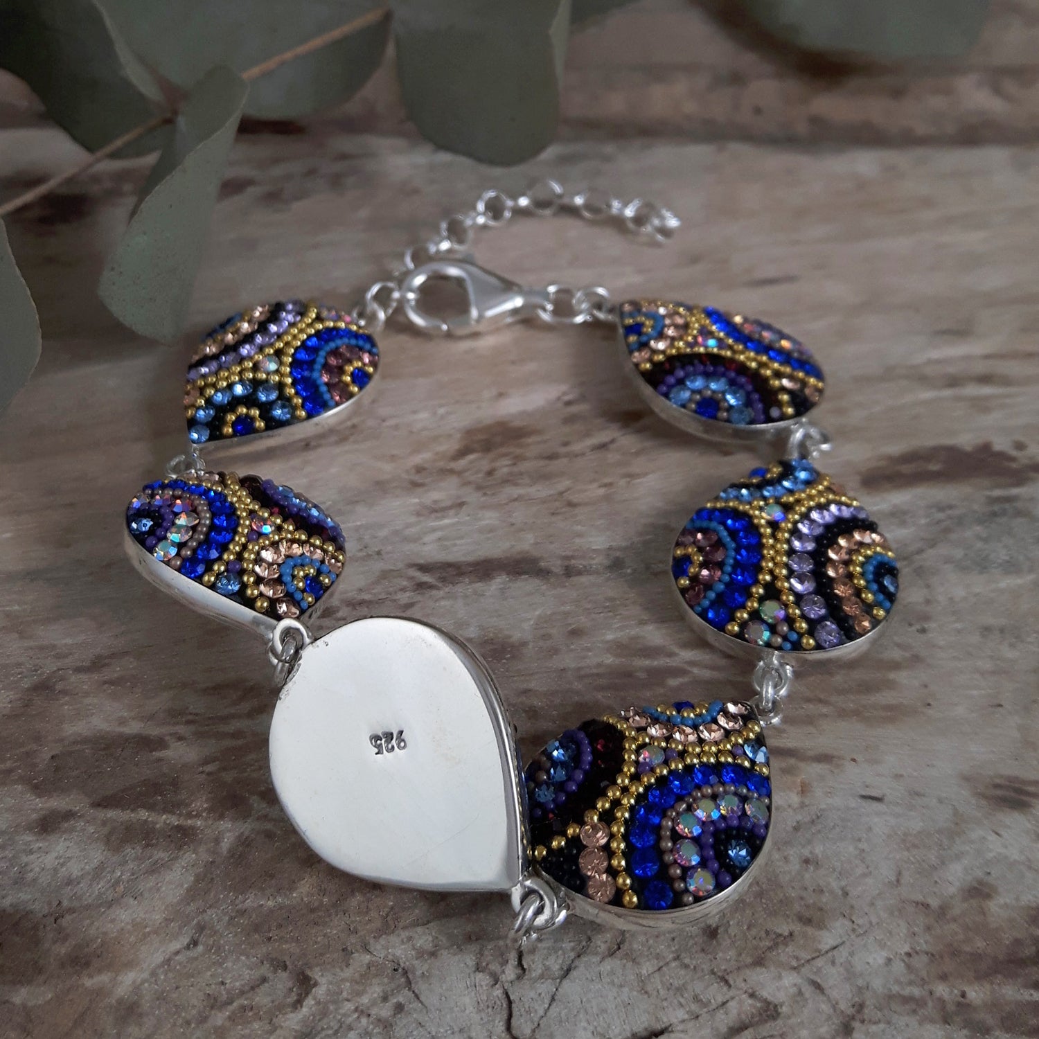 Allegra Indigo Radiance Teardrop Bracelet
