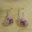 Allegra Heart Lilac Dream Drop Earrings