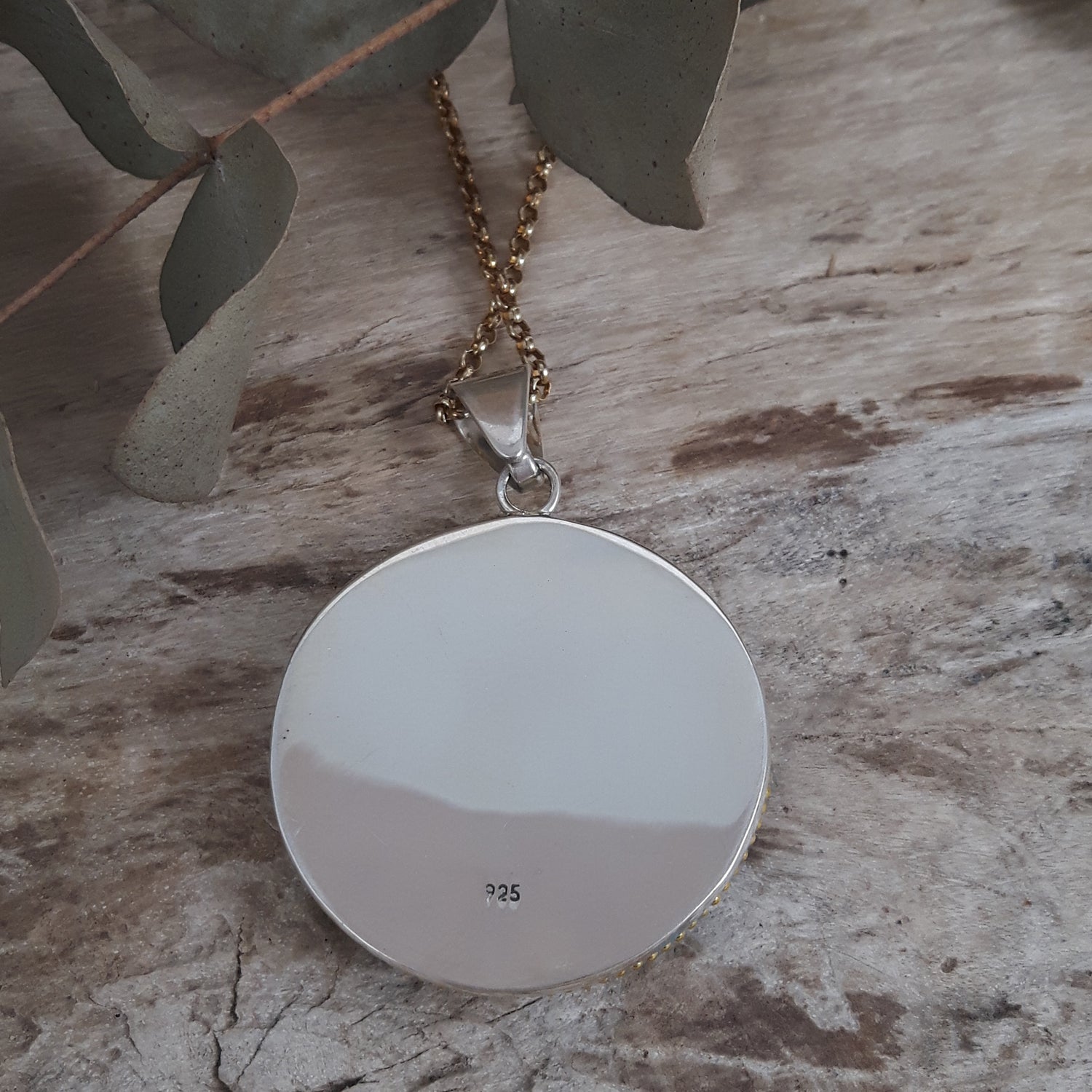 SAMPLE Allegra Azure Disc Pendant