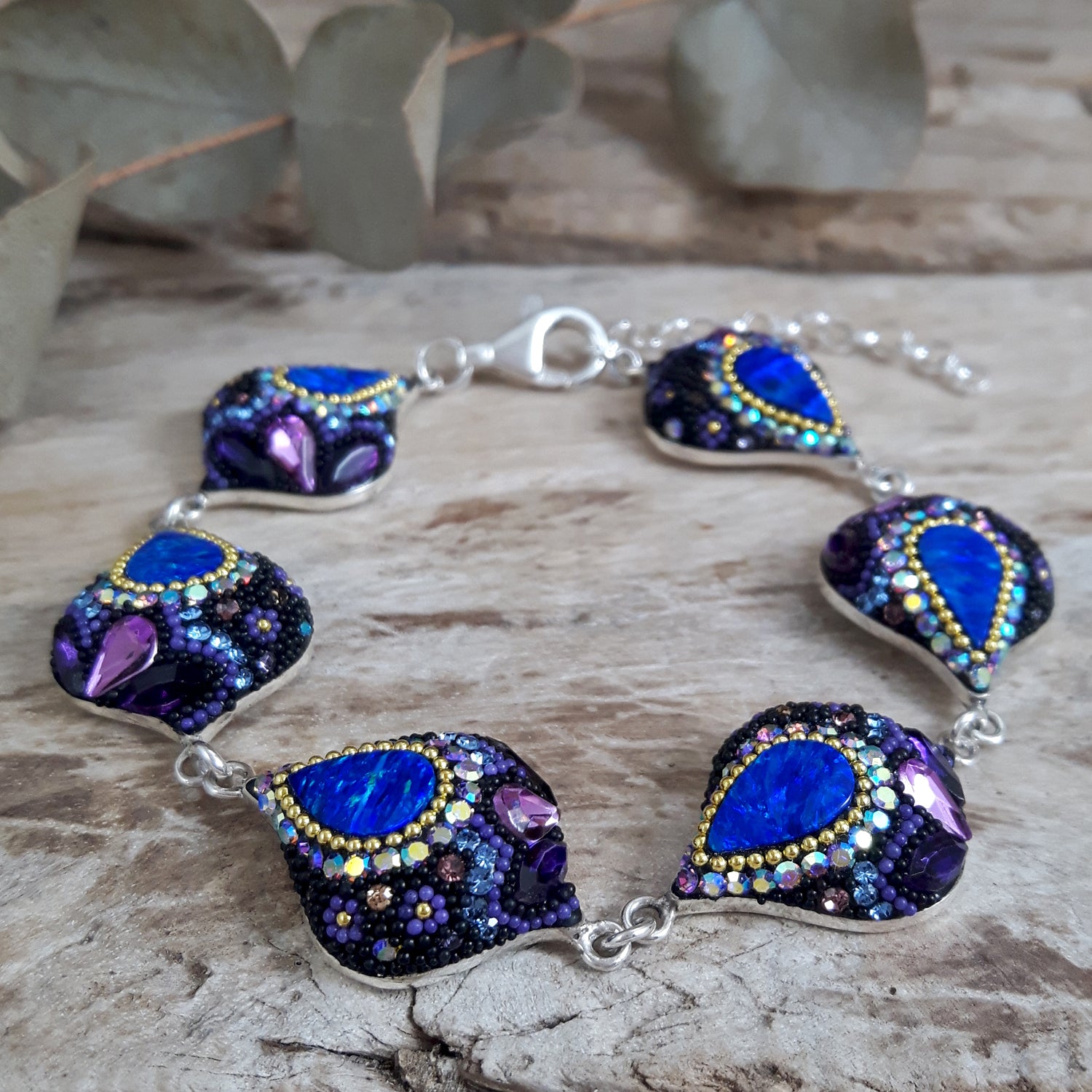 Allegra Purple Shimmer Bracelet