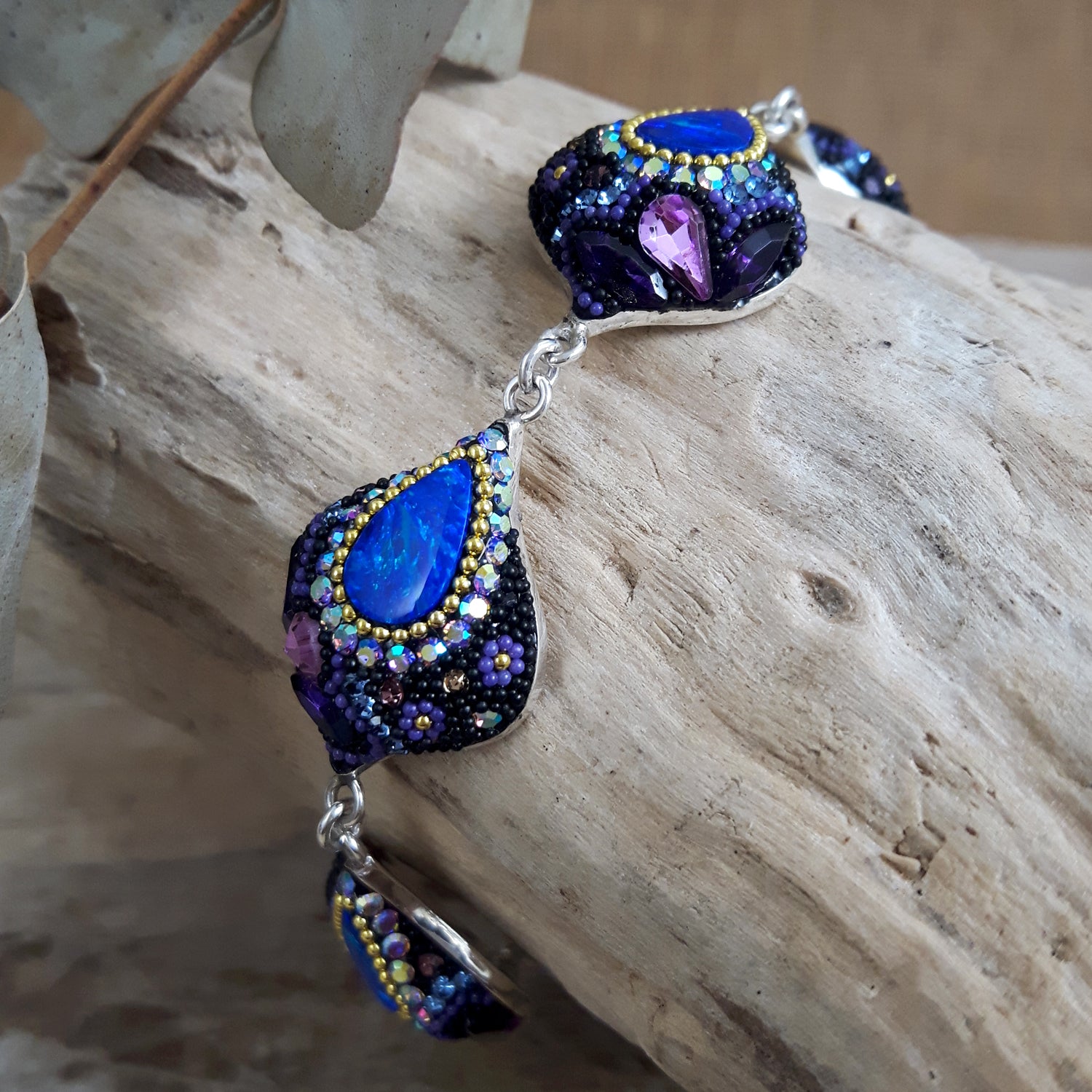 Allegra Purple Shimmer Bracelet