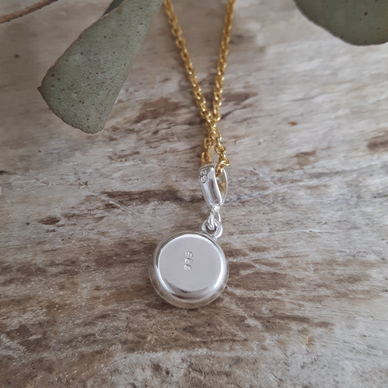 Allegra Bloom Coral Round Pendant