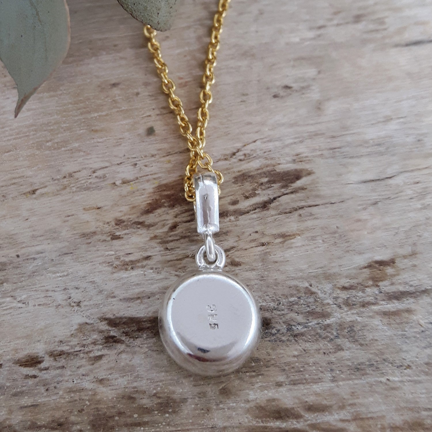 Allegra Bloom Turquoise Round Pendant