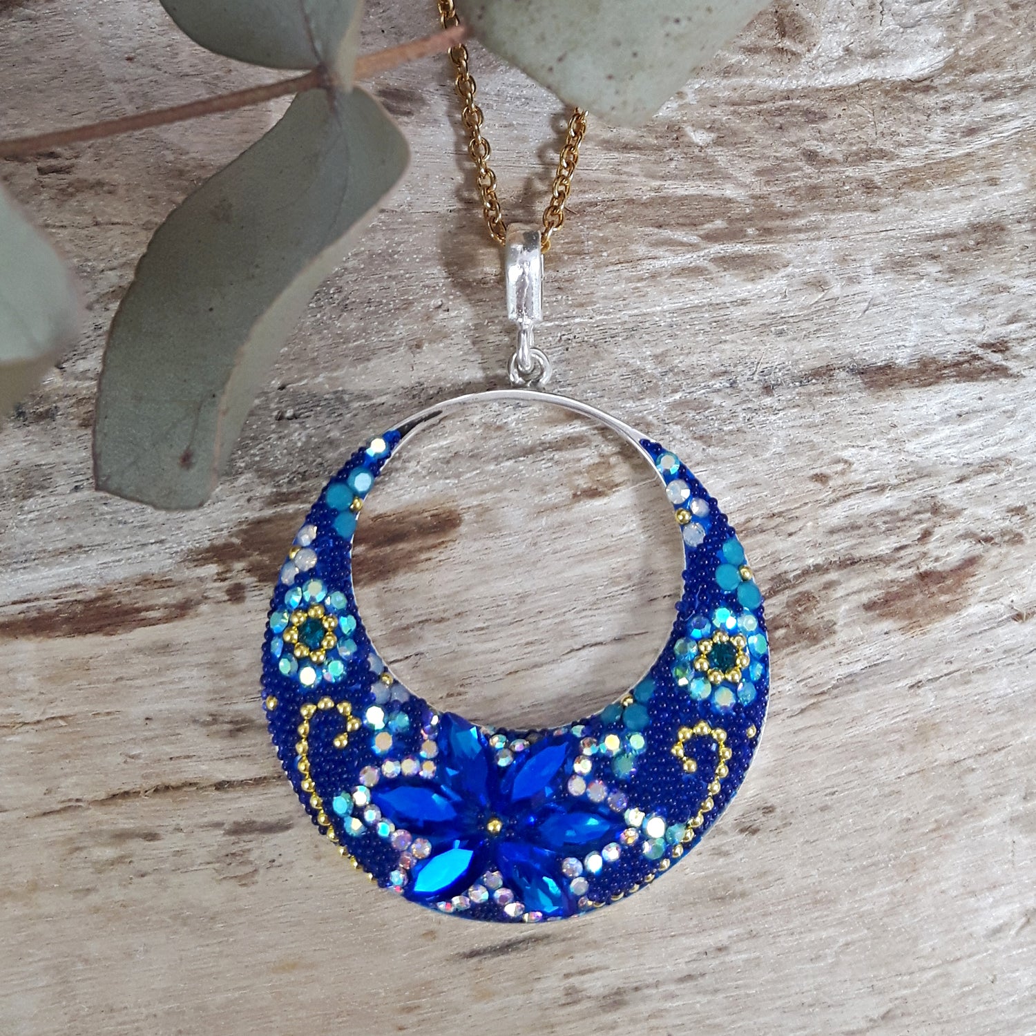 Allegra Sapphire Dream Hoop Pendant