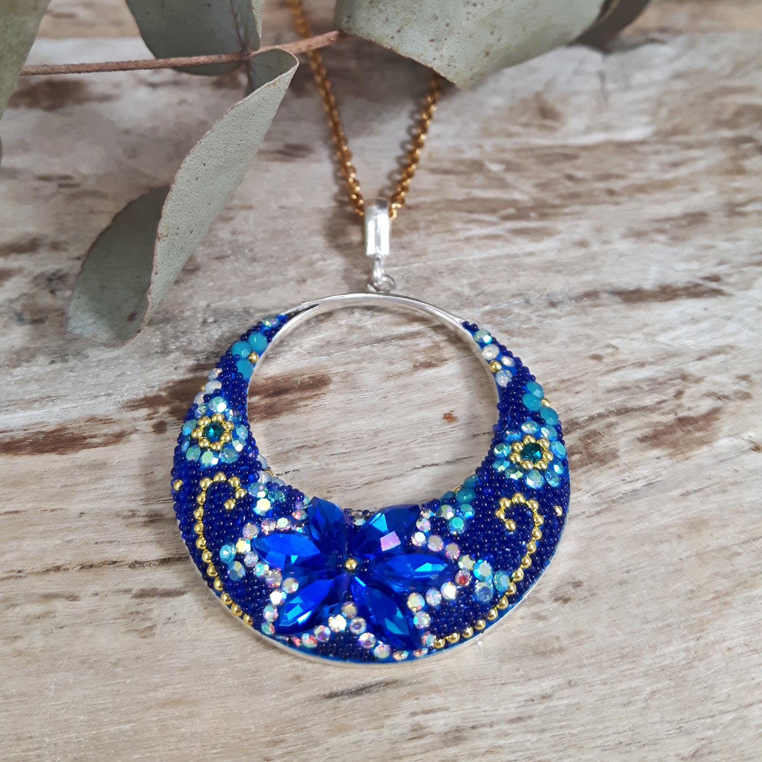 Allegra Sapphire Dream Hoop Pendant