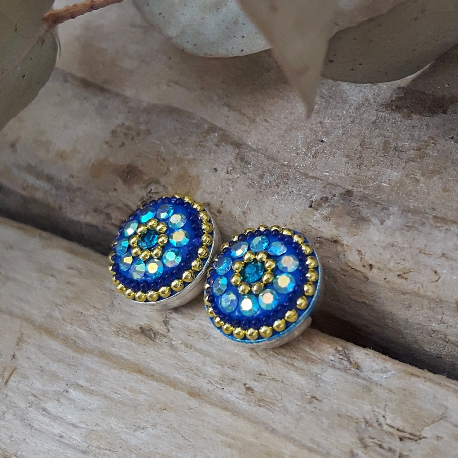 Allegra Sapphire Dream Round Stud Earring