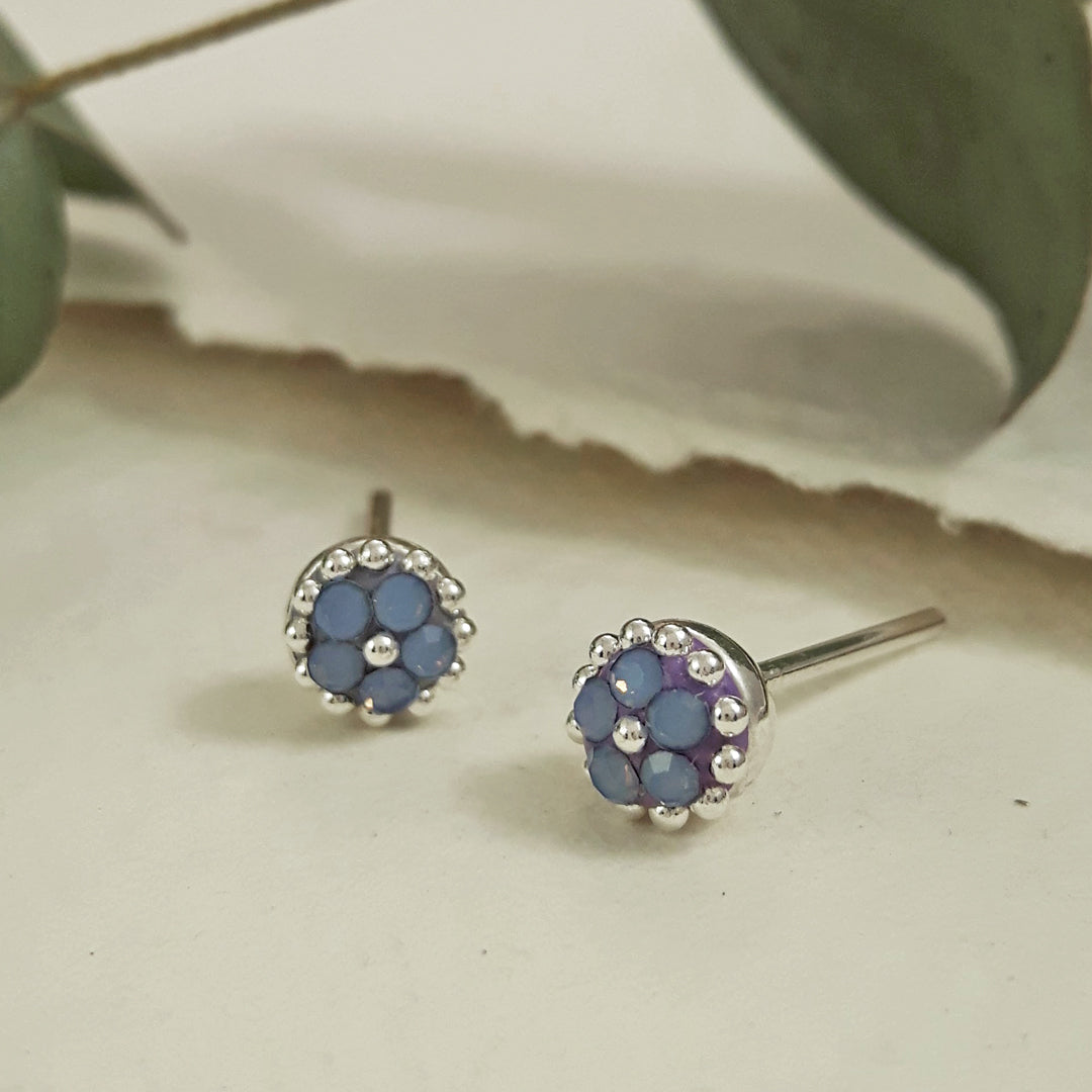 Allegra Zircon Tiny Stud Earrings