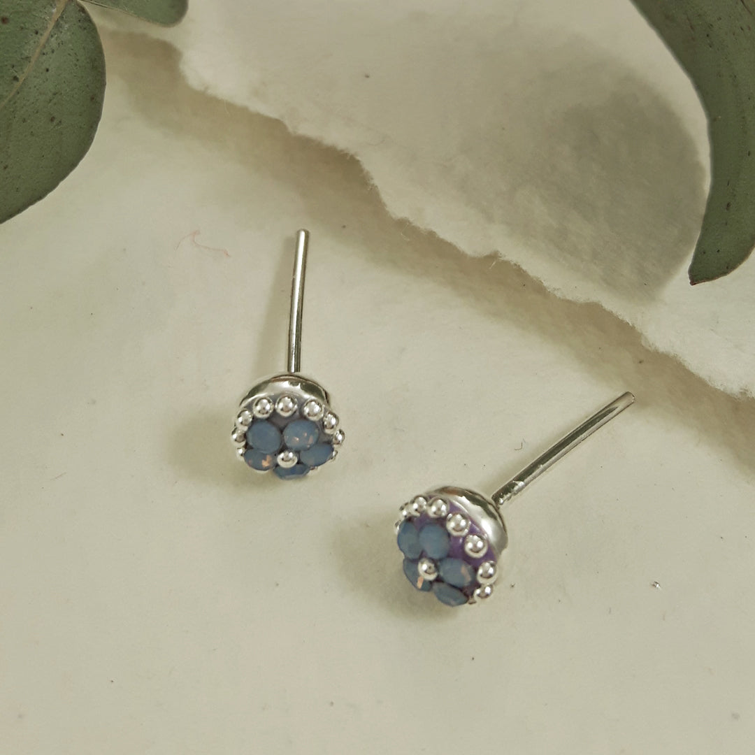 Allegra Zircon Tiny Stud Earrings