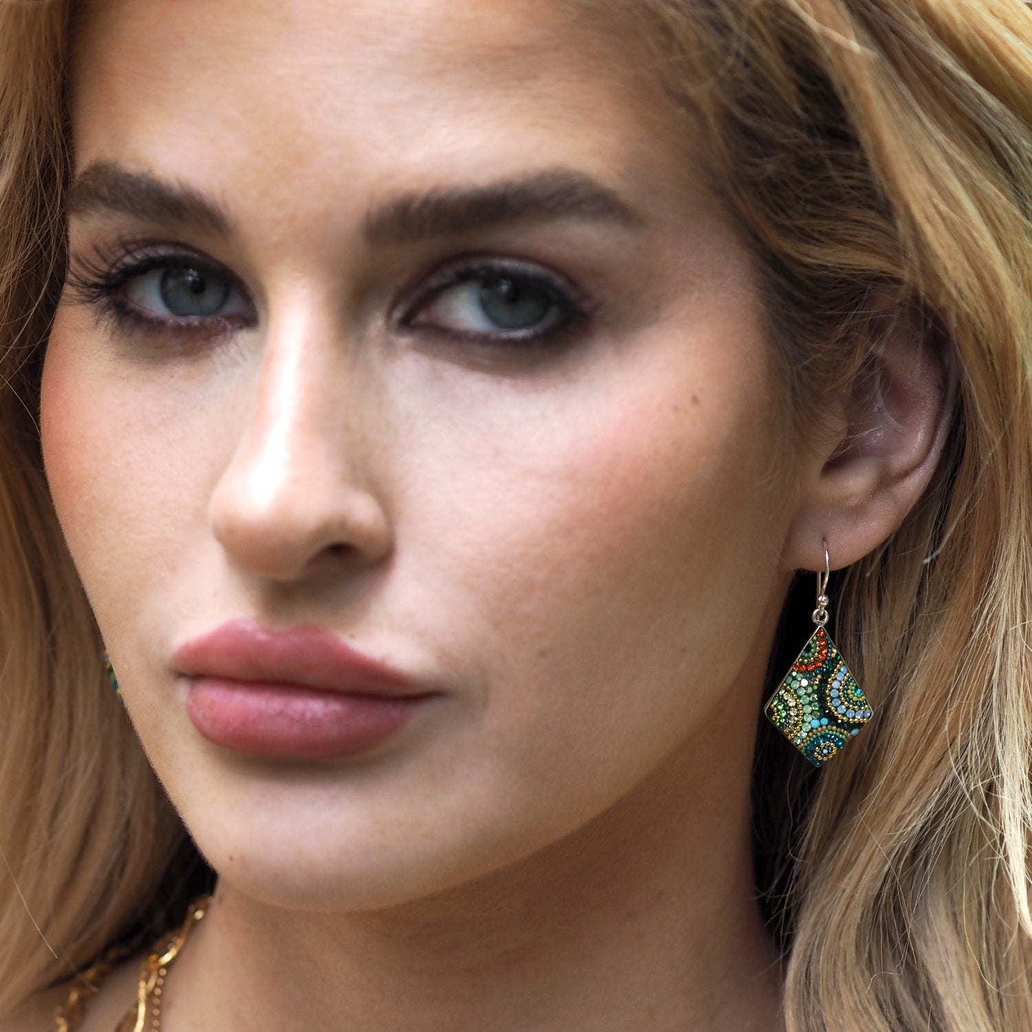 Allegra Paradise Green Drop Earrings