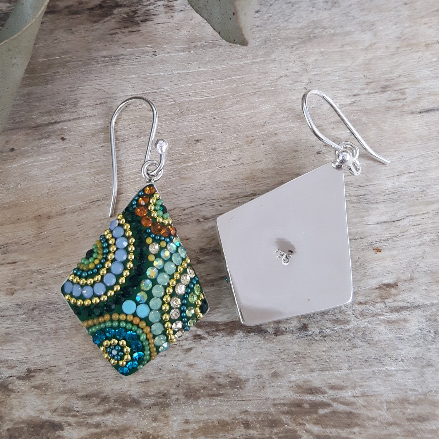 Allegra Paradise Green Drop Earrings