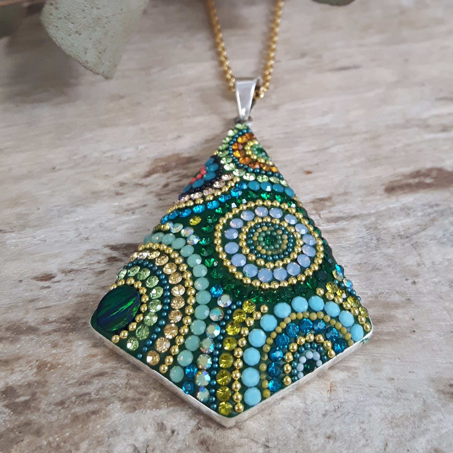 Allegra Rhombelle Paradise Green Pendant