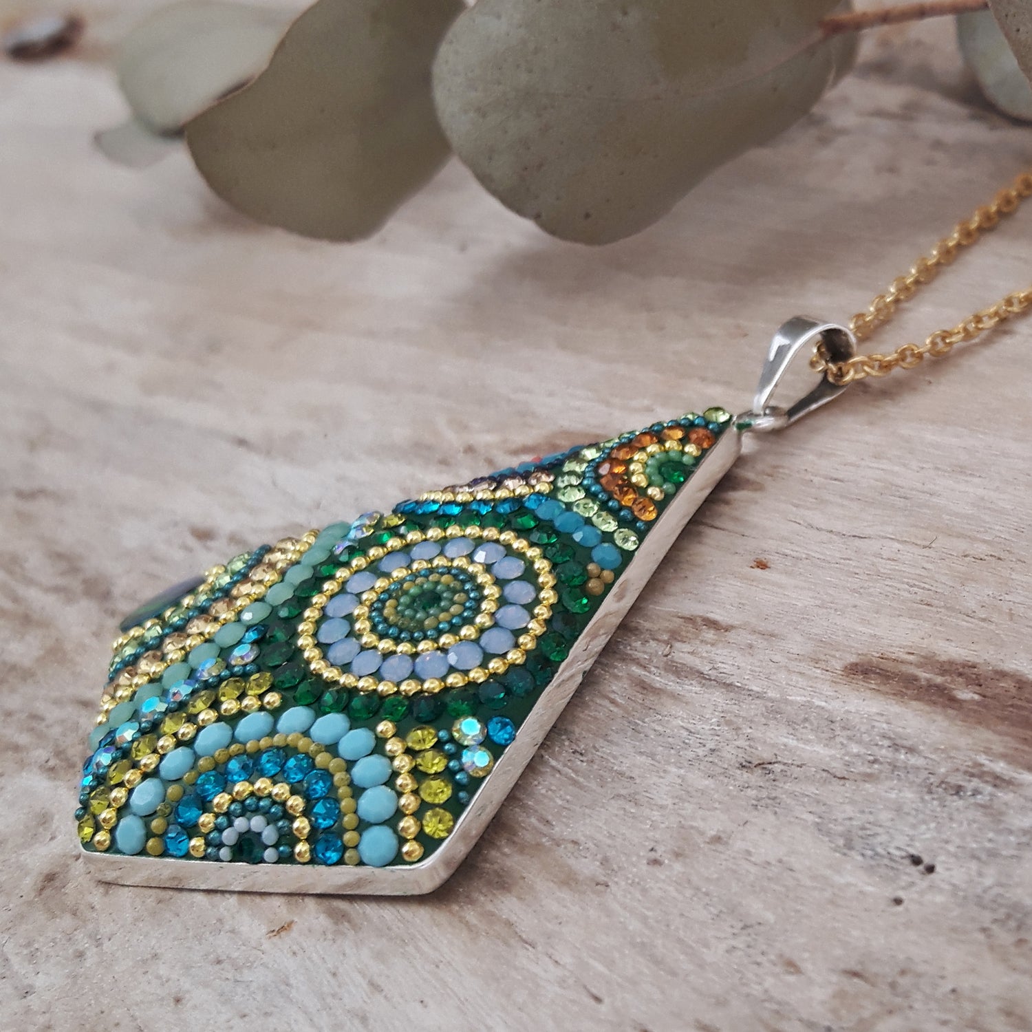 Allegra Rhombelle Paradise Green Pendant
