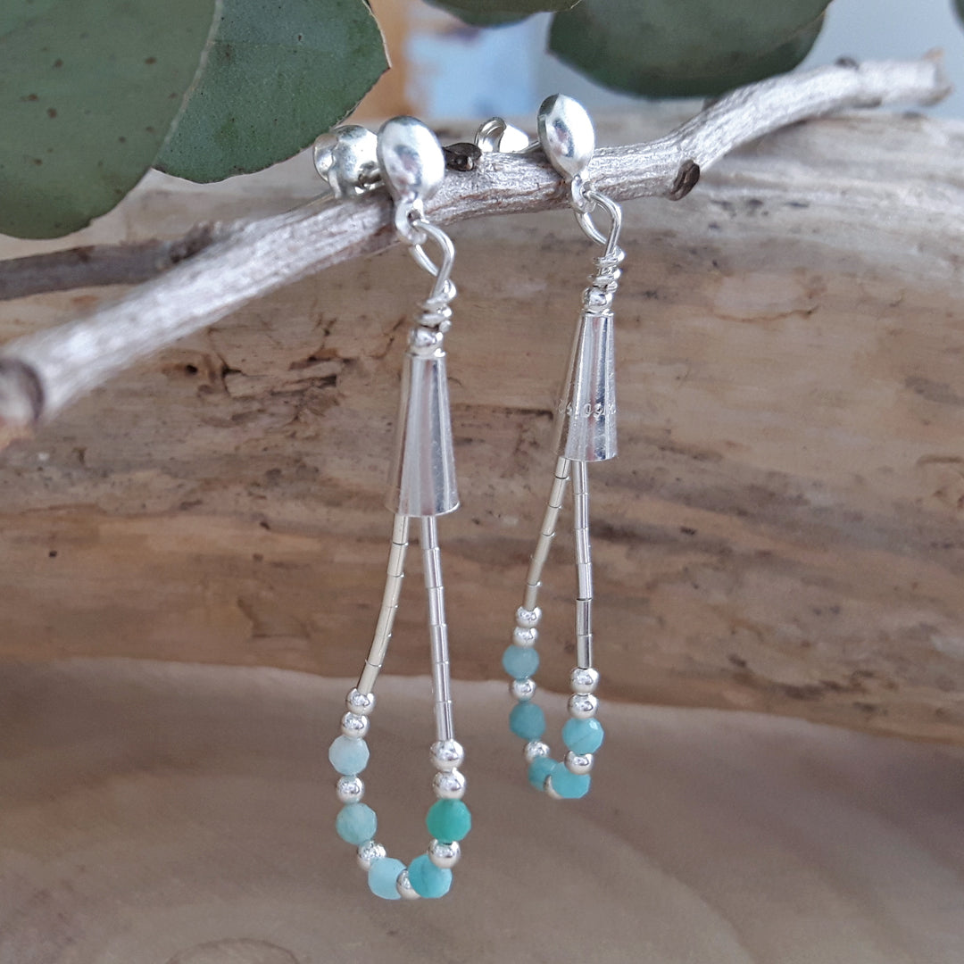 Adeline Amazonite Earrings