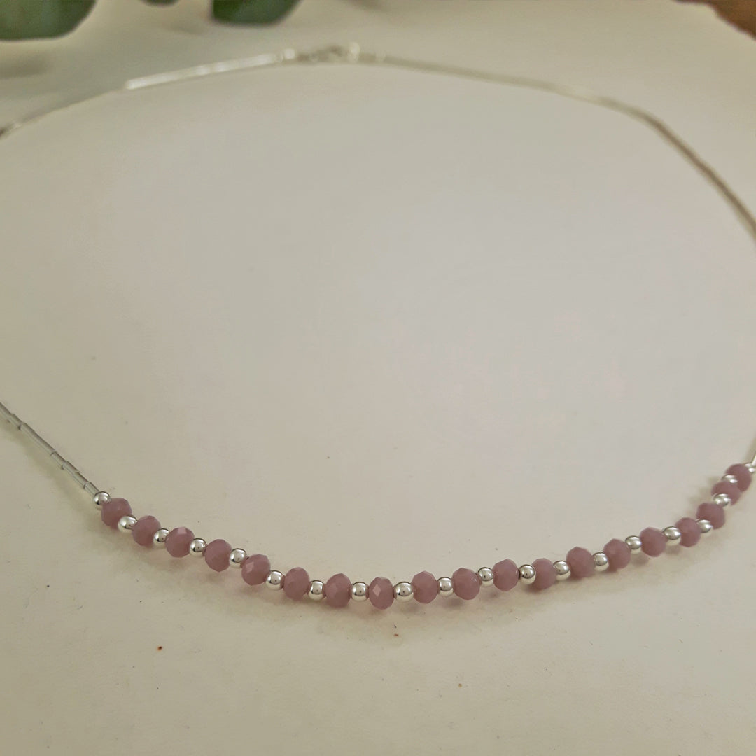 Amy Chalcedony Rose Necklace