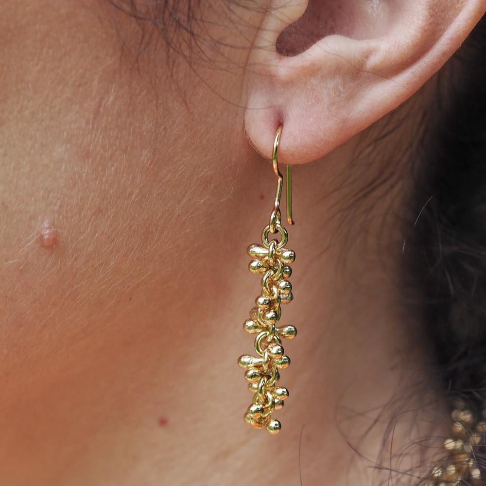 Bella Gold Drop Earrings