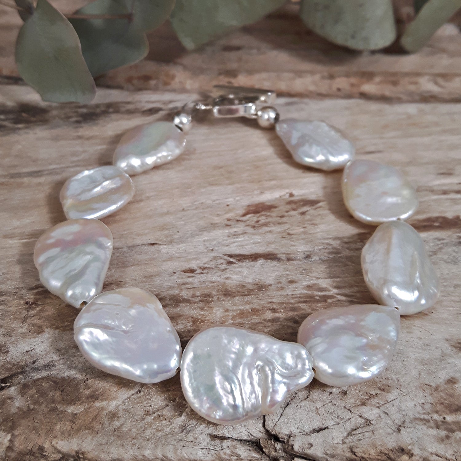 Baroque Pearl Teardrop Bracelet