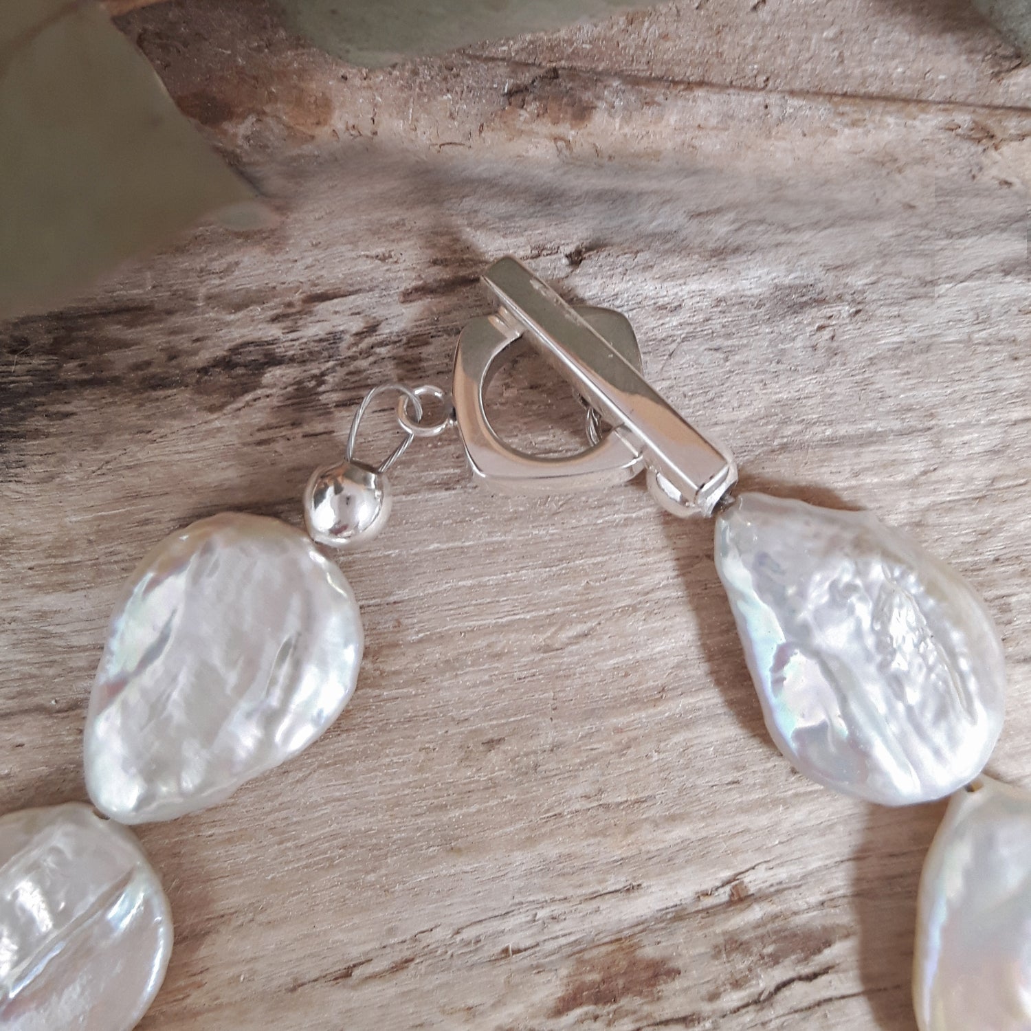 Baroque Pearl Teardrop Bracelet