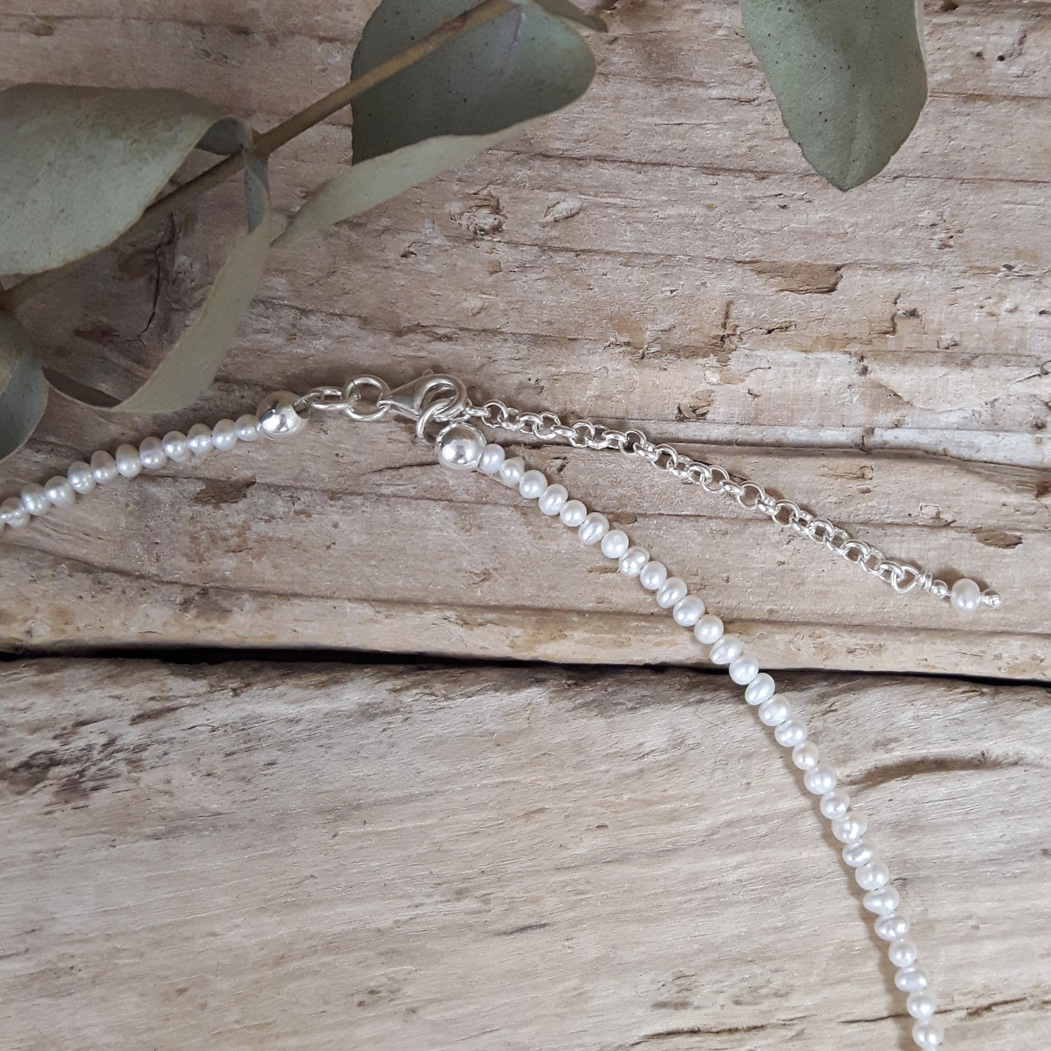 Foresta Calla Lily & Pearl Necklace